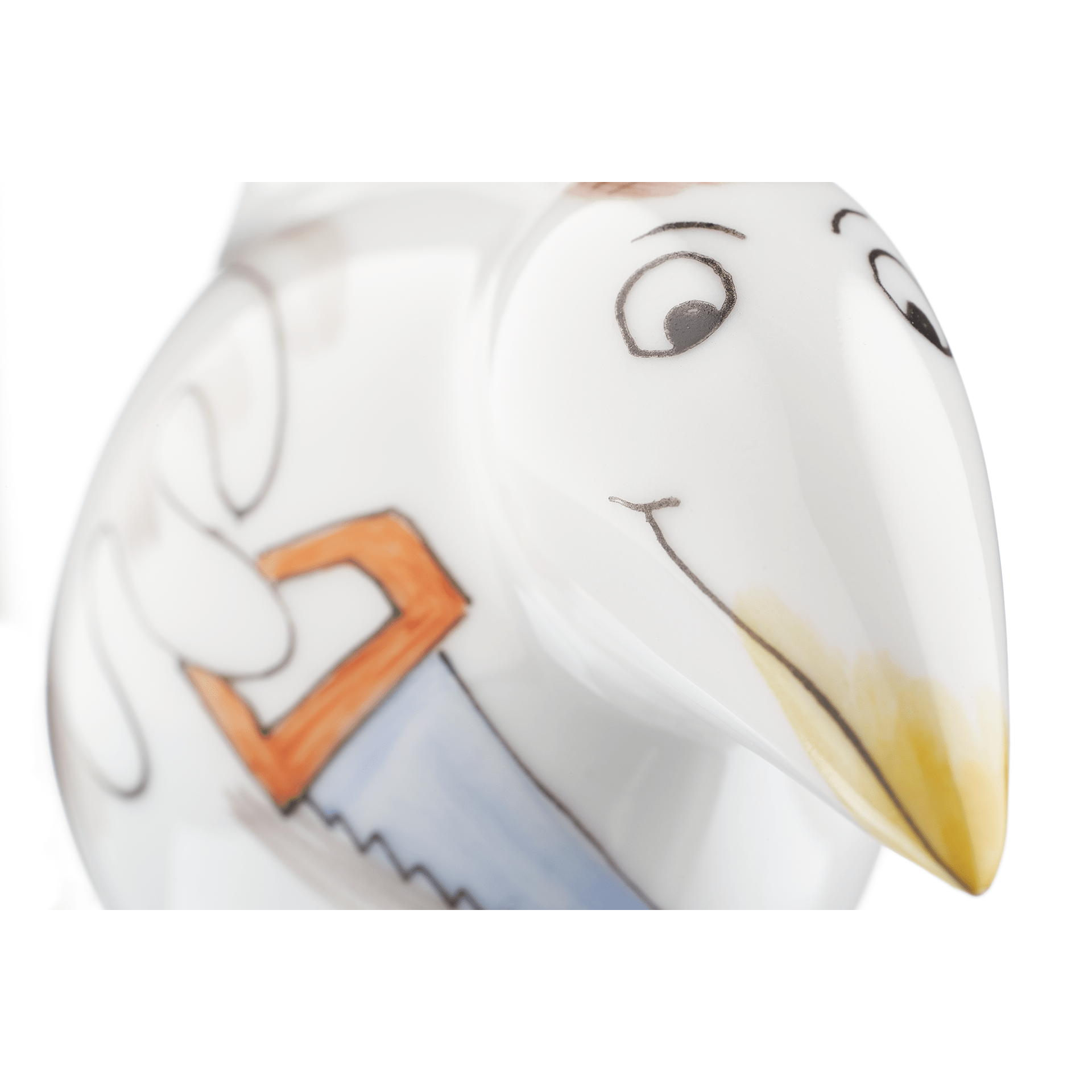 Handwerker (Hobbybastler, Heimwerker), H 6,5 cm | Meissen Figuren - Edition Spassvogel 71A222 - 77411 - Meissen Weimar