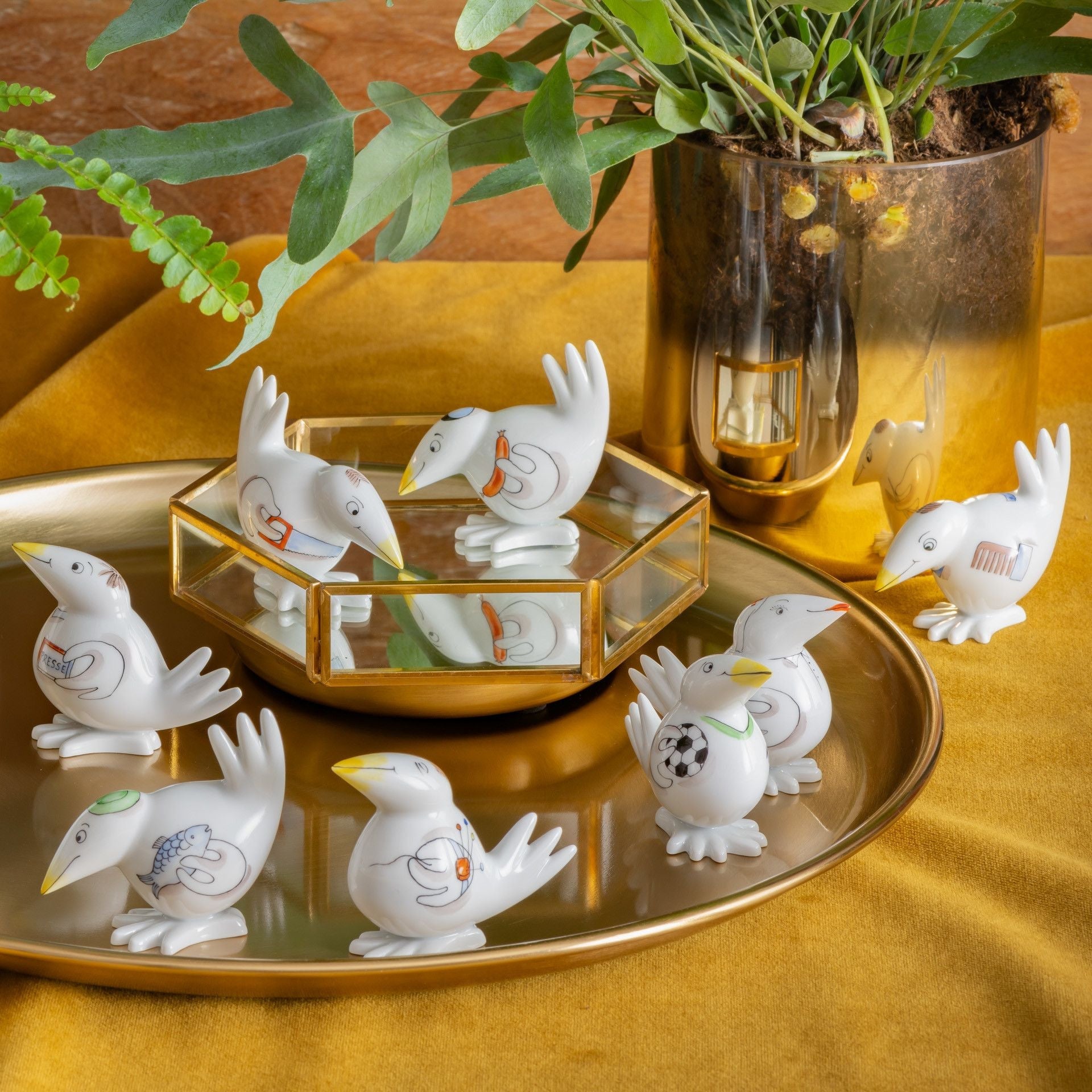 Handwerker (Hobbybastler, Heimwerker), H 6,5 cm | Meissen Figuren - Edition Spassvogel 71A222 - 77411 - Meissen Weimar
