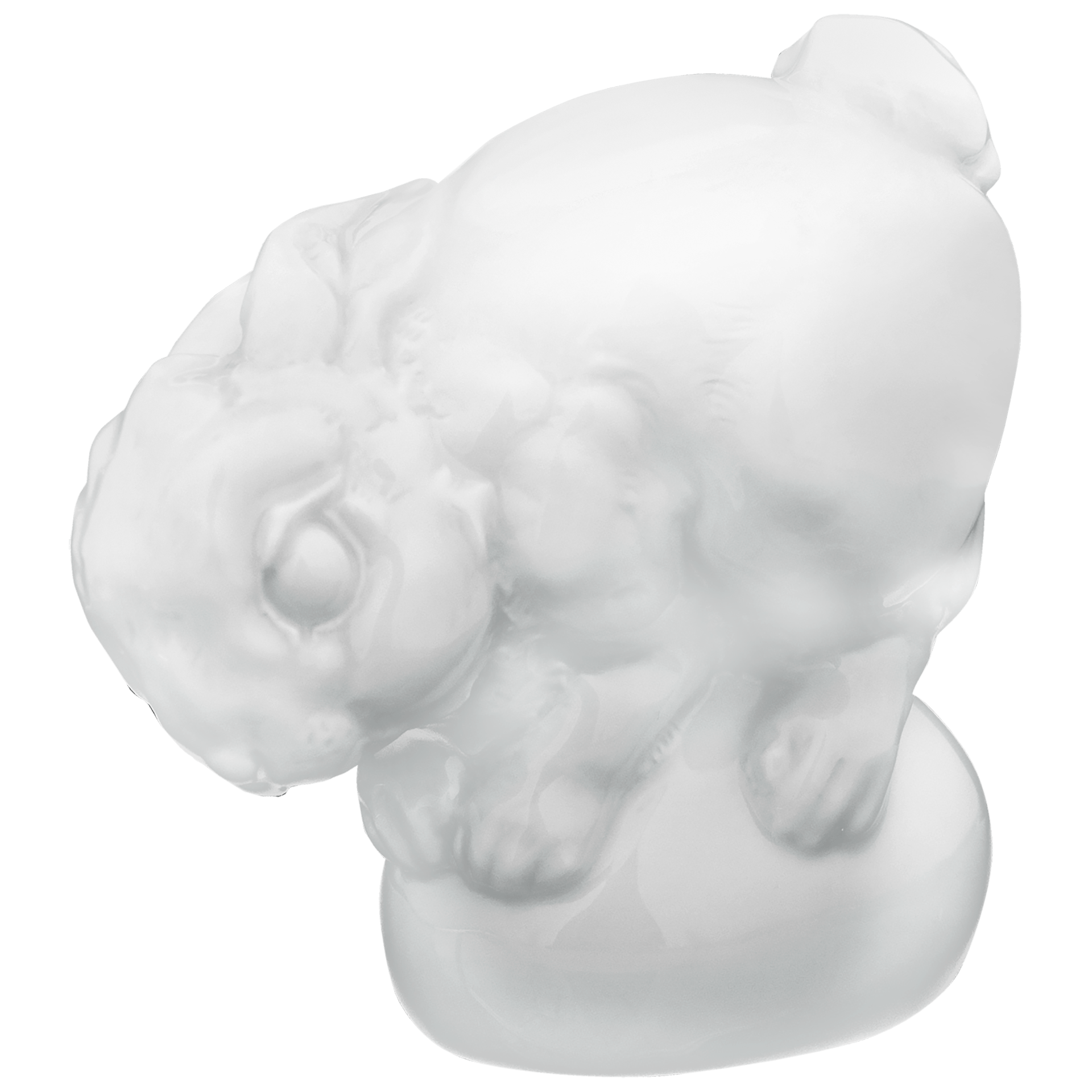 Hase Benno, Weiß, H 8,5 cm | Meissen Figuren - Edition Hasen 000001 - 83605 - Meissen Weimar