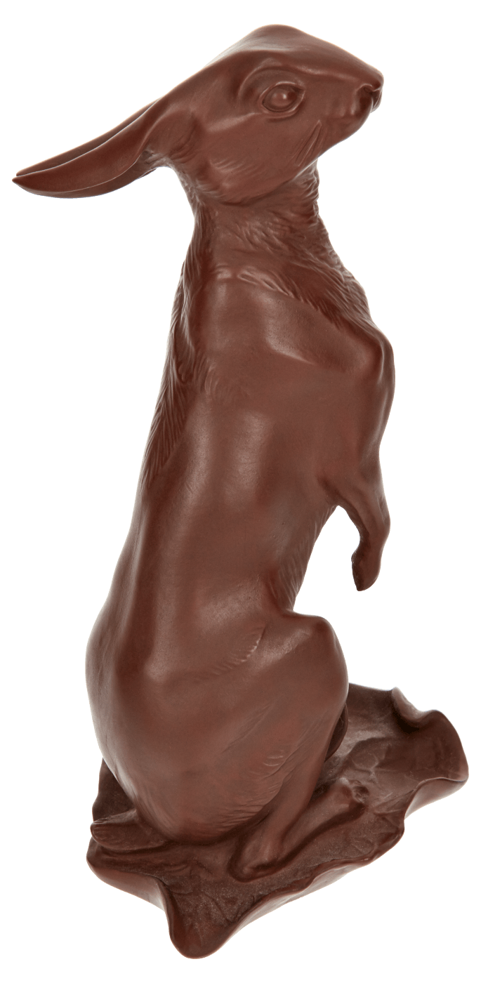 Hase, H 17 cm | Meissen Figuren Böttgersteinzeug 000002 - 86159 - Meissen Weimar