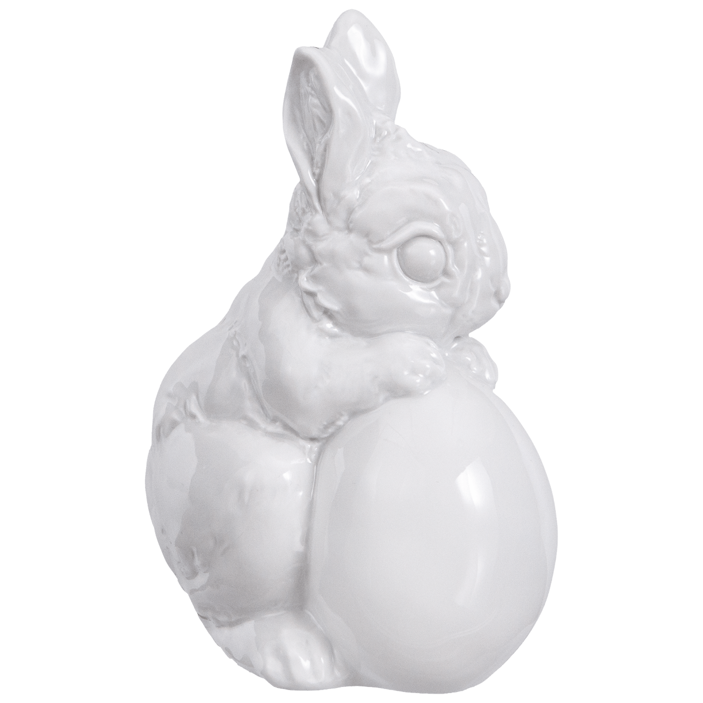 Hase Polly, Weiß, H 11 cm | Meissen Figuren - Edition Hasen 000001 - 83612 - Meissen Weimar