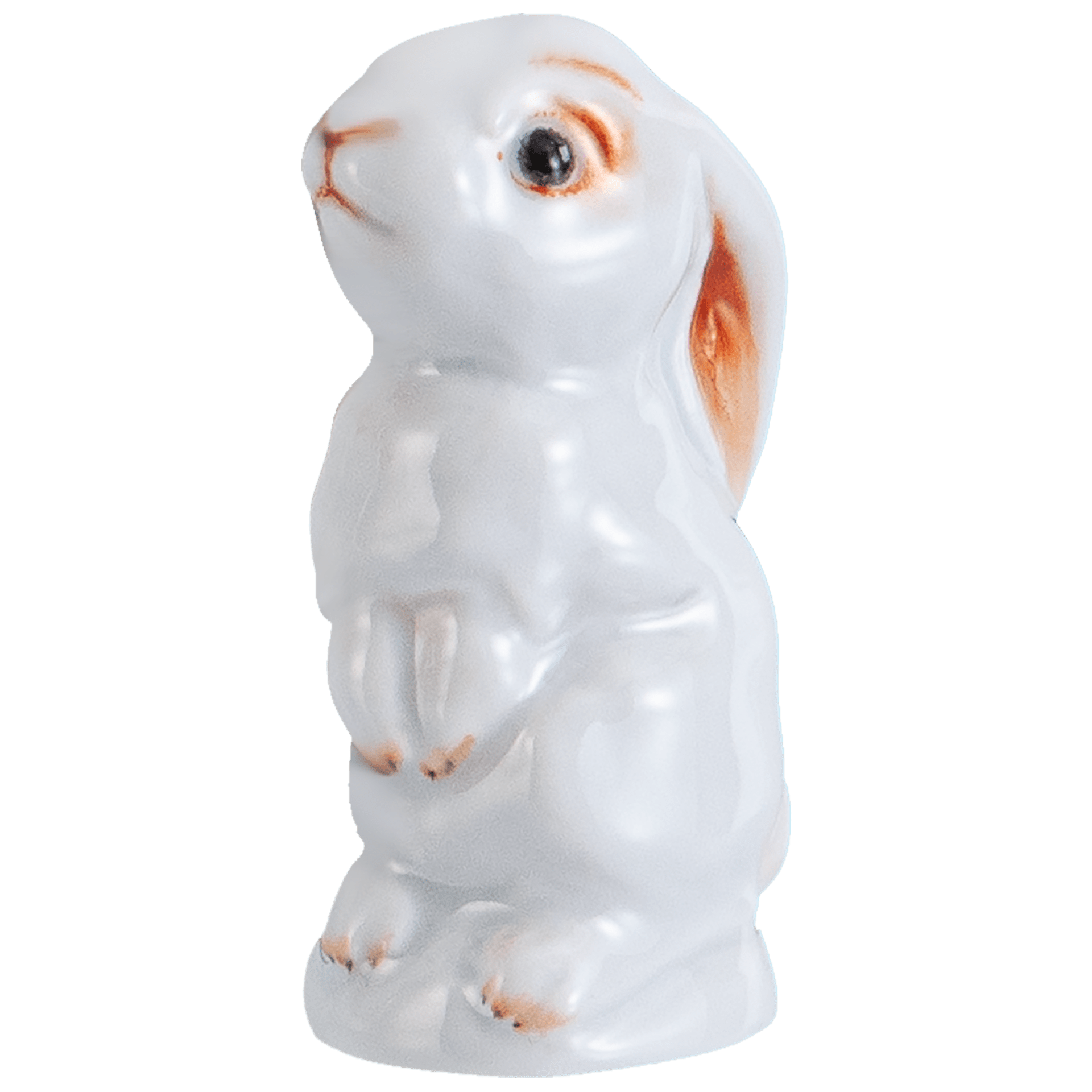 Hase, Rot staffiert - Leicht, H 5 cm | Meissen Figuren - Edition Tierkinder 90A426 - 78992 - Meissen Weimar