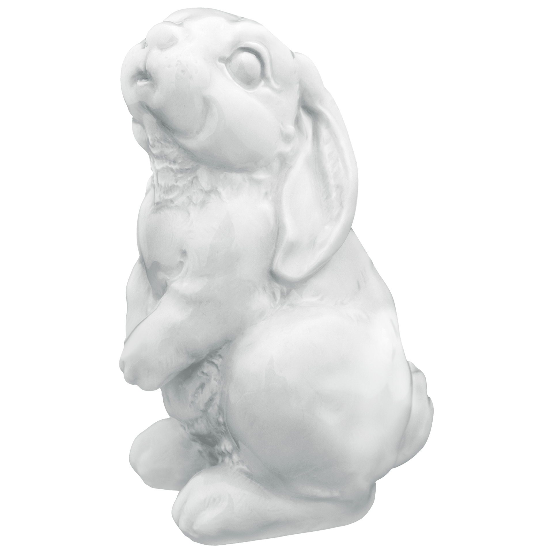 Hase Theo, Weiß, H 13 cm | Meissen Figuren - Edition Hasen 000001 - 83604 - Meissen Weimar