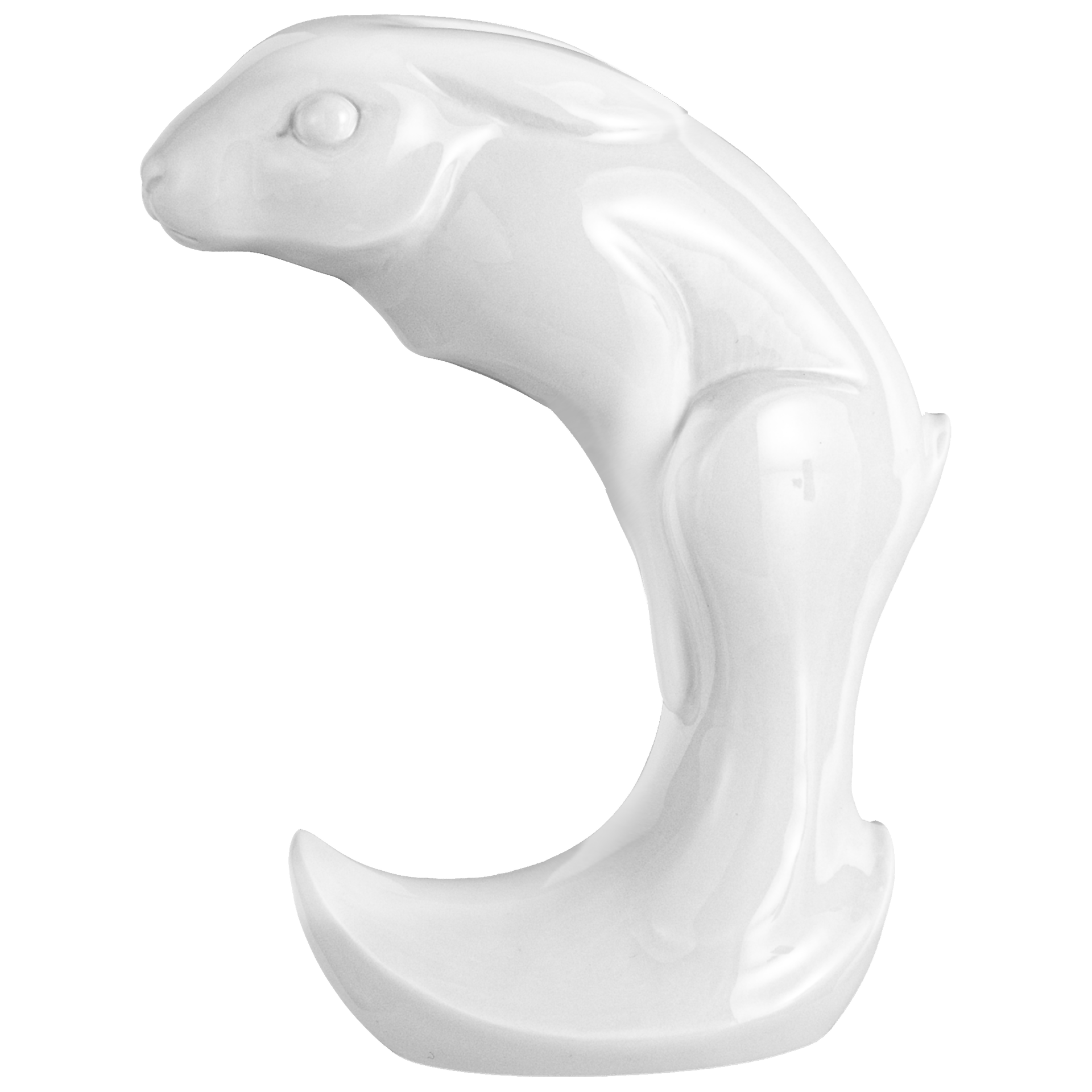 Hase, Weiß, H 12 cm | Meissen Figuren Chinesisches Jahrestier 000001 - 83653 - Meissen Weimar