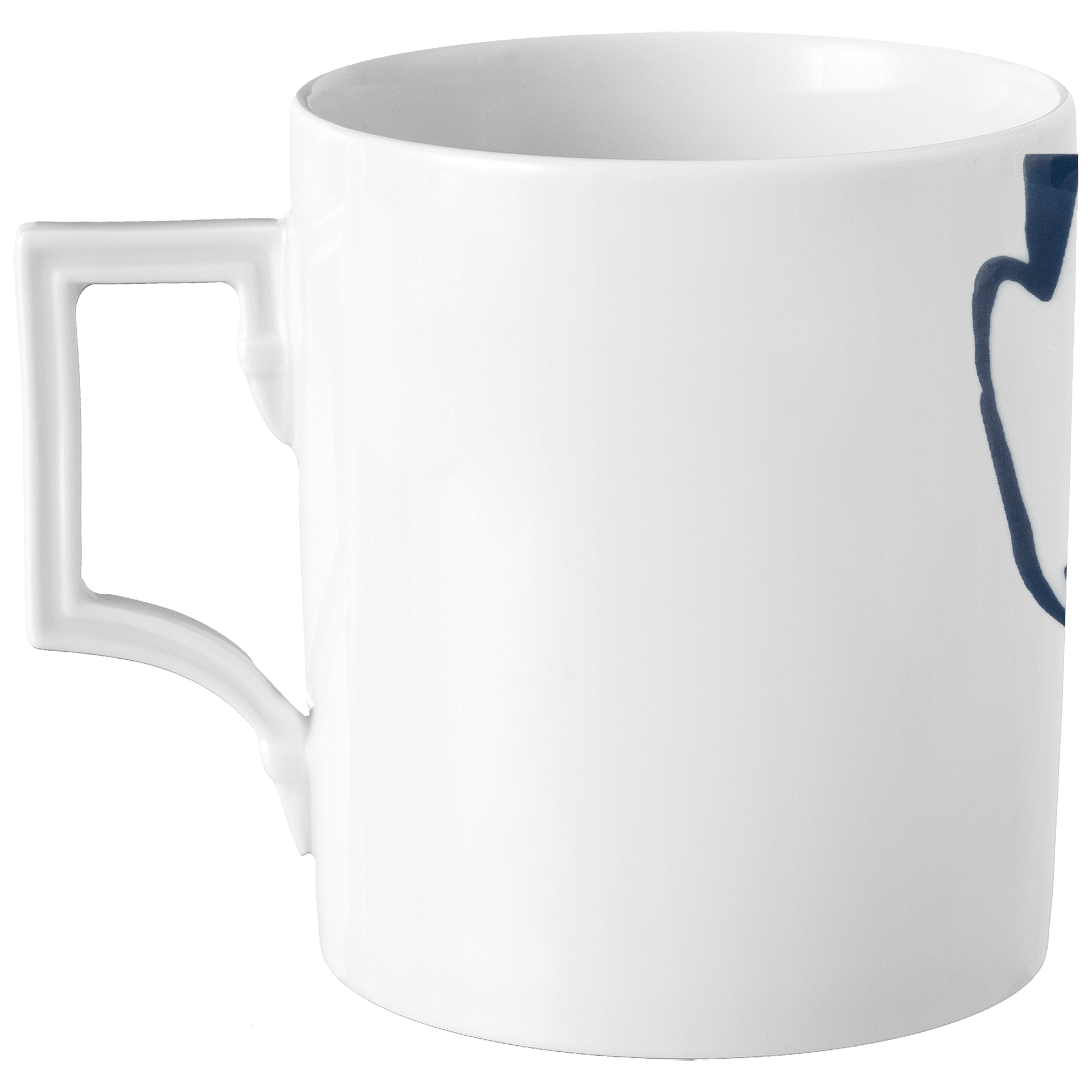 Henkelbecher, "Adam", blaues Portrait, 0,25 l, | The Meissen Mug Collection - Berlin 79A410 - 55810 - Meissen Weimar