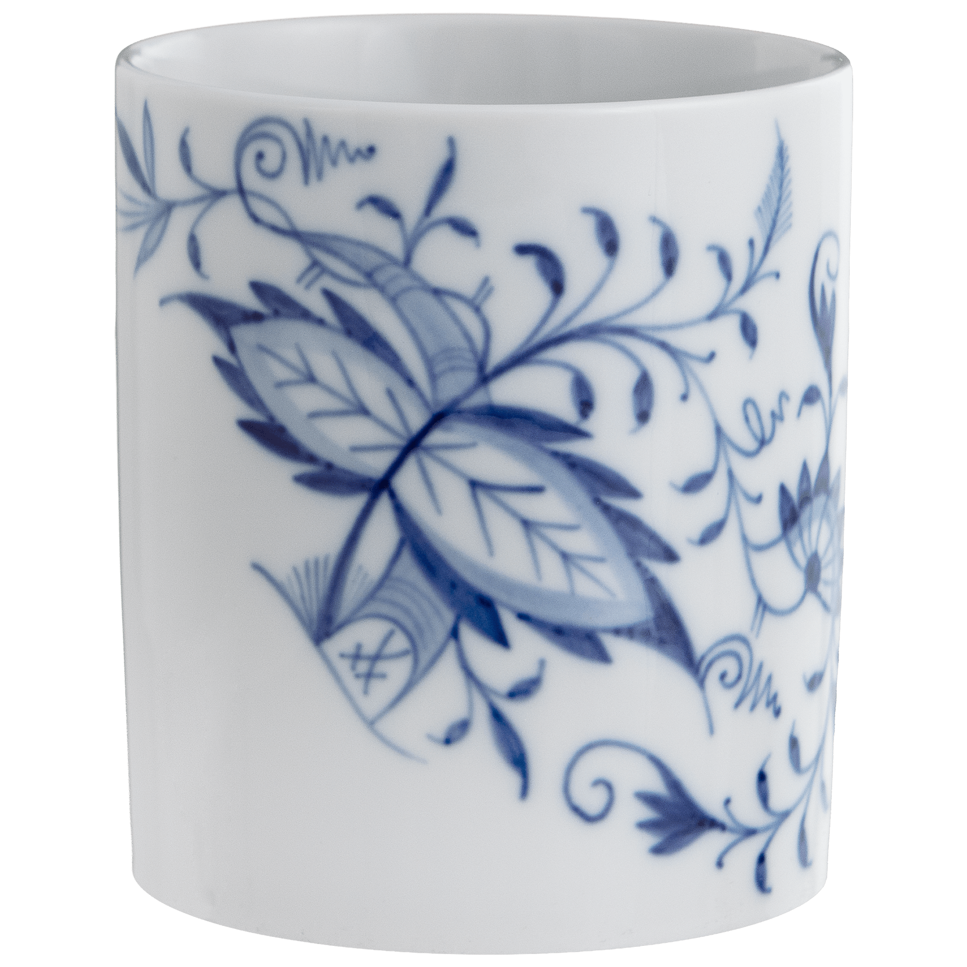 Henkelbecher, blaue Unterglasur - Malerei "Zwiebelmuster Style", 0,25l, | The Meissen Mug Collection - Berlin 801001 - 55810 - Meissen Weimar