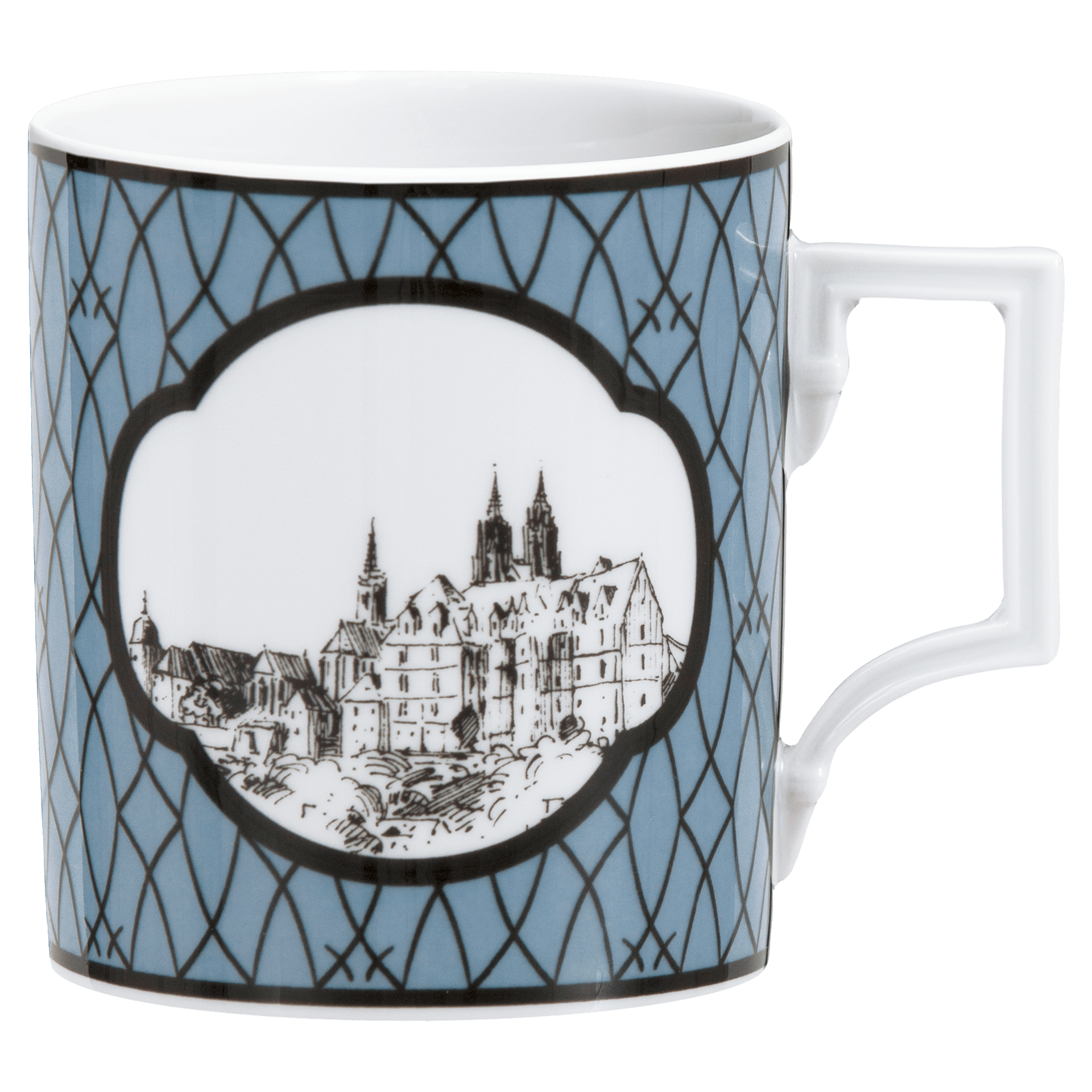 Henkelbecher, City - Mug, Städtemotiv "Meissen", 0,25l | The Meissen Mug Collection - Berlin 79A434 - 55810 - Meissen Weimar