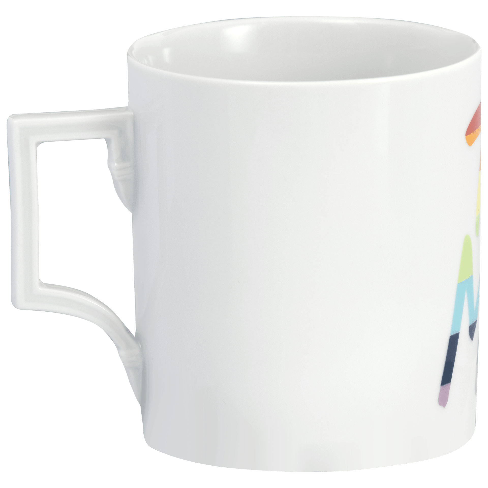 Henkelbecher, CSD - "This is Meissen", Regenbogenfarben, V 0,25 l | The Meissen Mug Collection - Berlin 79A356 - 55810 - Meissen Weimar