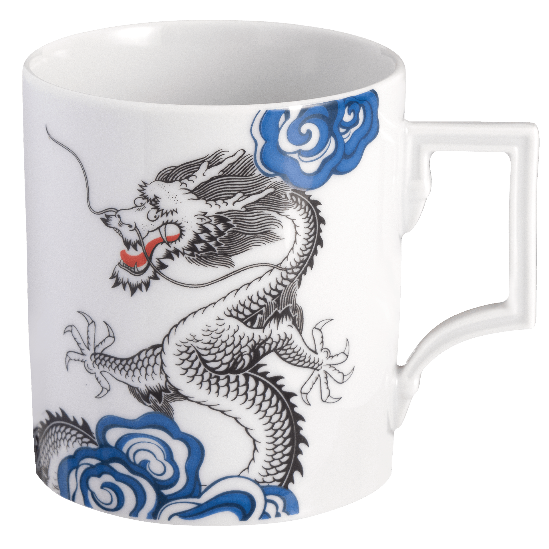 Henkelbecher, Glücksdrachen, schwarz, 0,25 l | Meissen Mug Berlin 79A934 - 55810 - Meissen Weimar