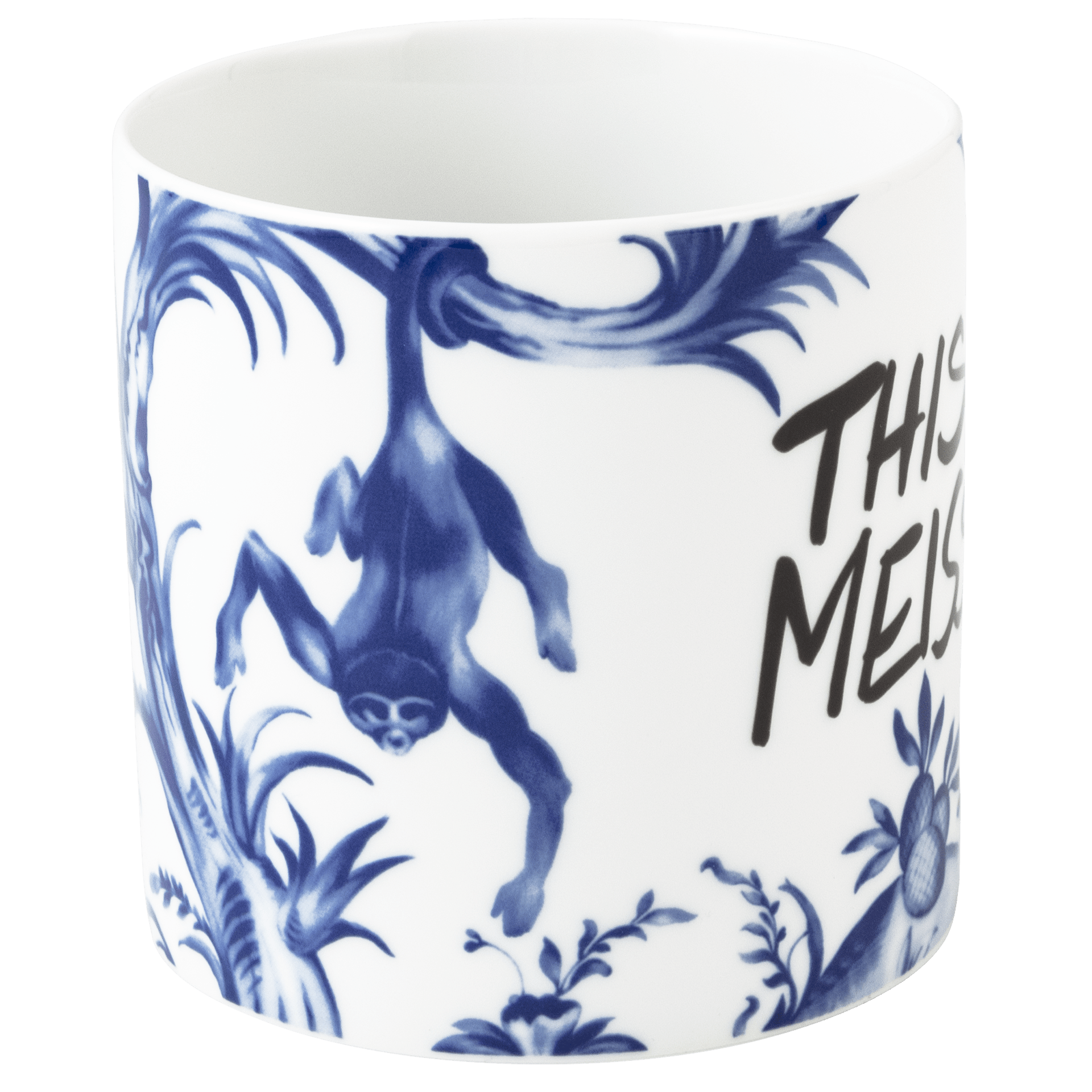 Henkelbecher, groß, Affe und Faultier, V 0,5 l | Meissen Big Mug Collection 79A933 - 55326 - Meissen Weimar