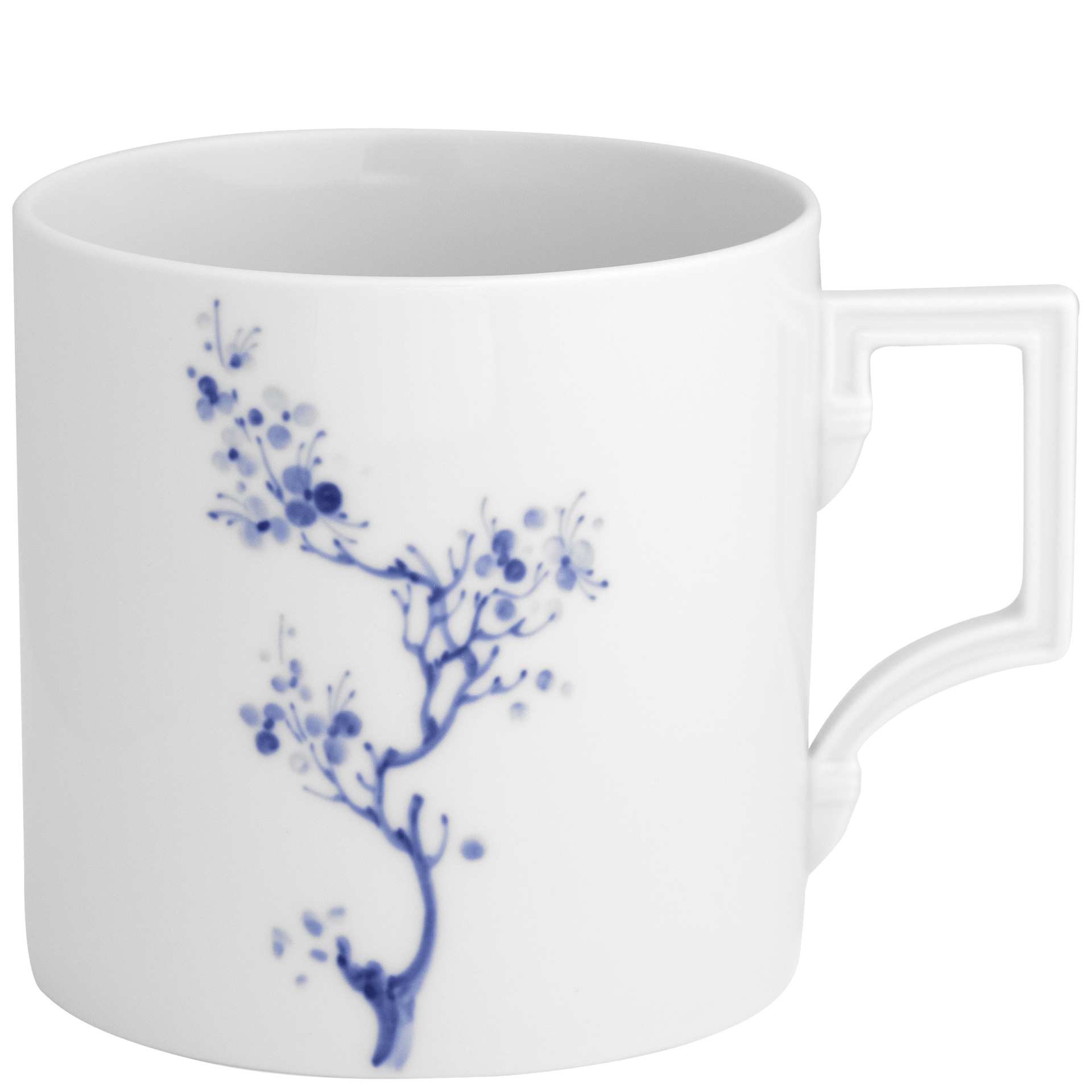 Henkelbecher groß, "Blue Orchid", kobaltblau, V 0,5 l | Meissen Big Mug Collection 830501 - 55326 - Meissen Weimar