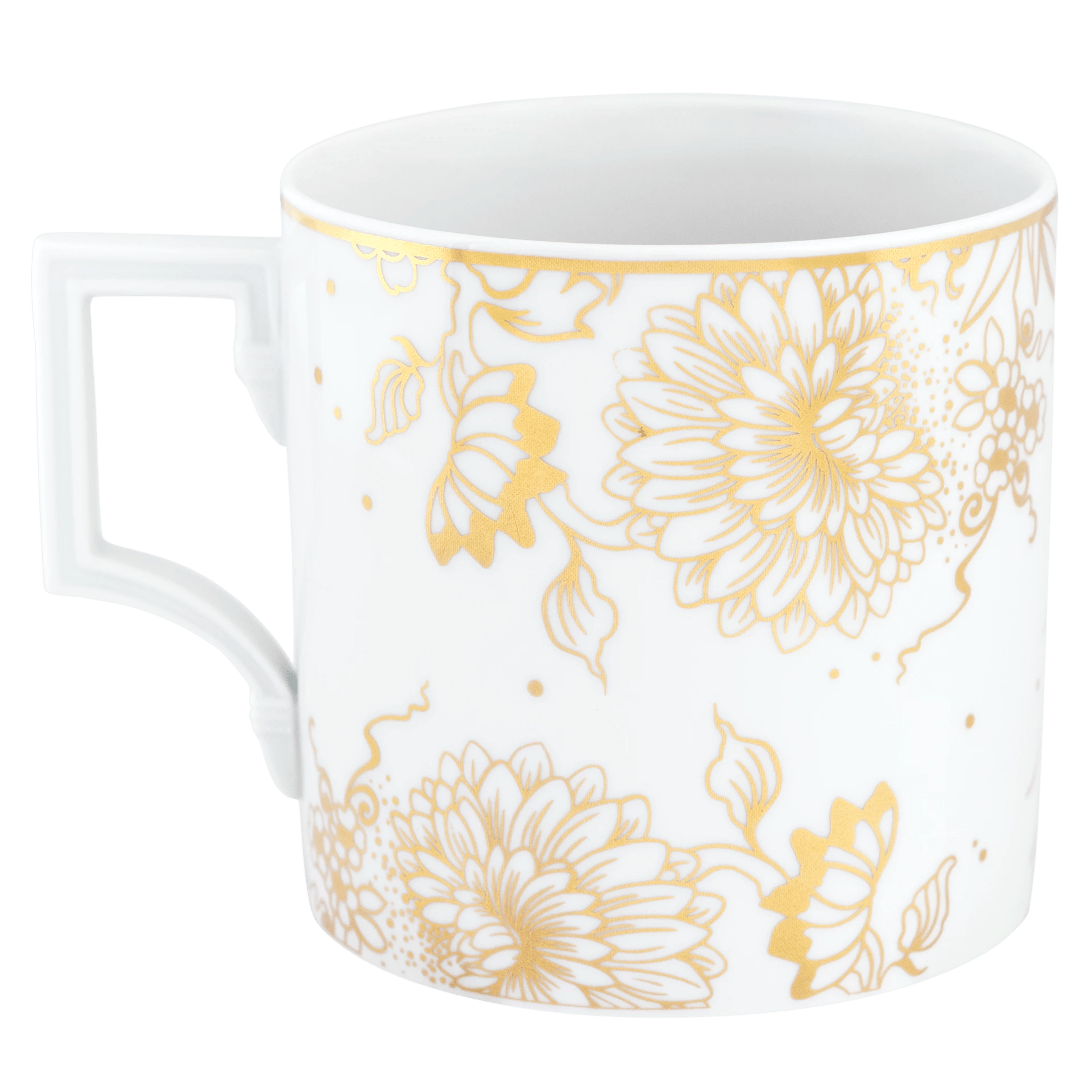 Henkelbecher, groß, "Golden Onion Style", V 0,5 l | Meissen Big Mug Collection 79B604 - 55326 - Meissen Weimar