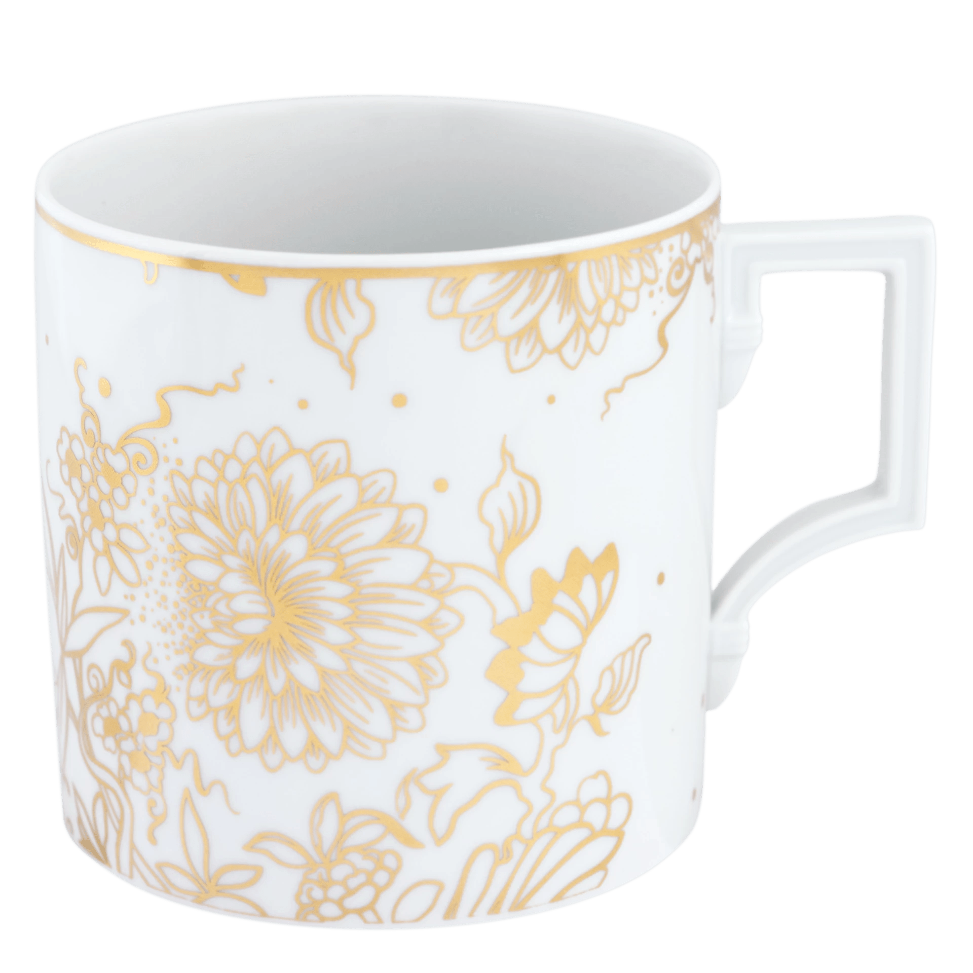 Henkelbecher, groß, "Golden Onion Style", V 0,5 l | Meissen Big Mug Collection 79B604 - 55326 - Meissen Weimar