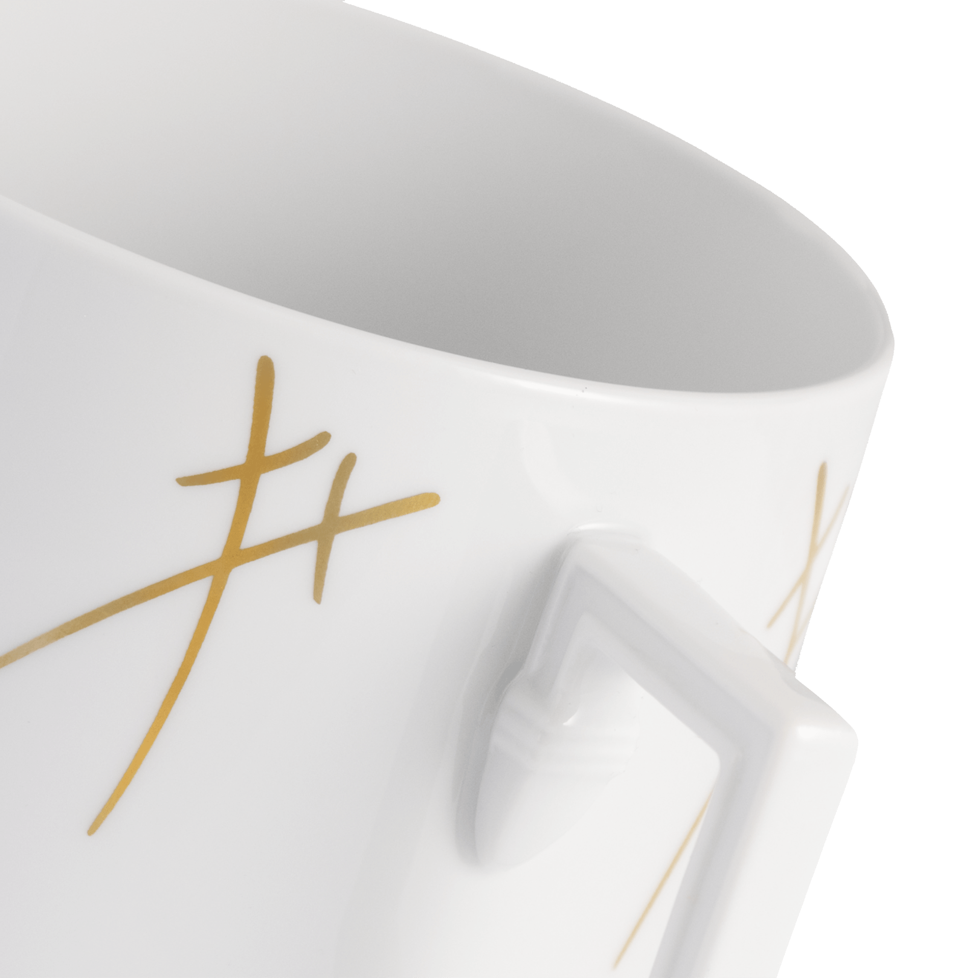 Henkelbecher groß, "Swords", V 0,5 l | Meissen Big Mug - Kollektion 77A042 - 55326 - Meissen Weimar