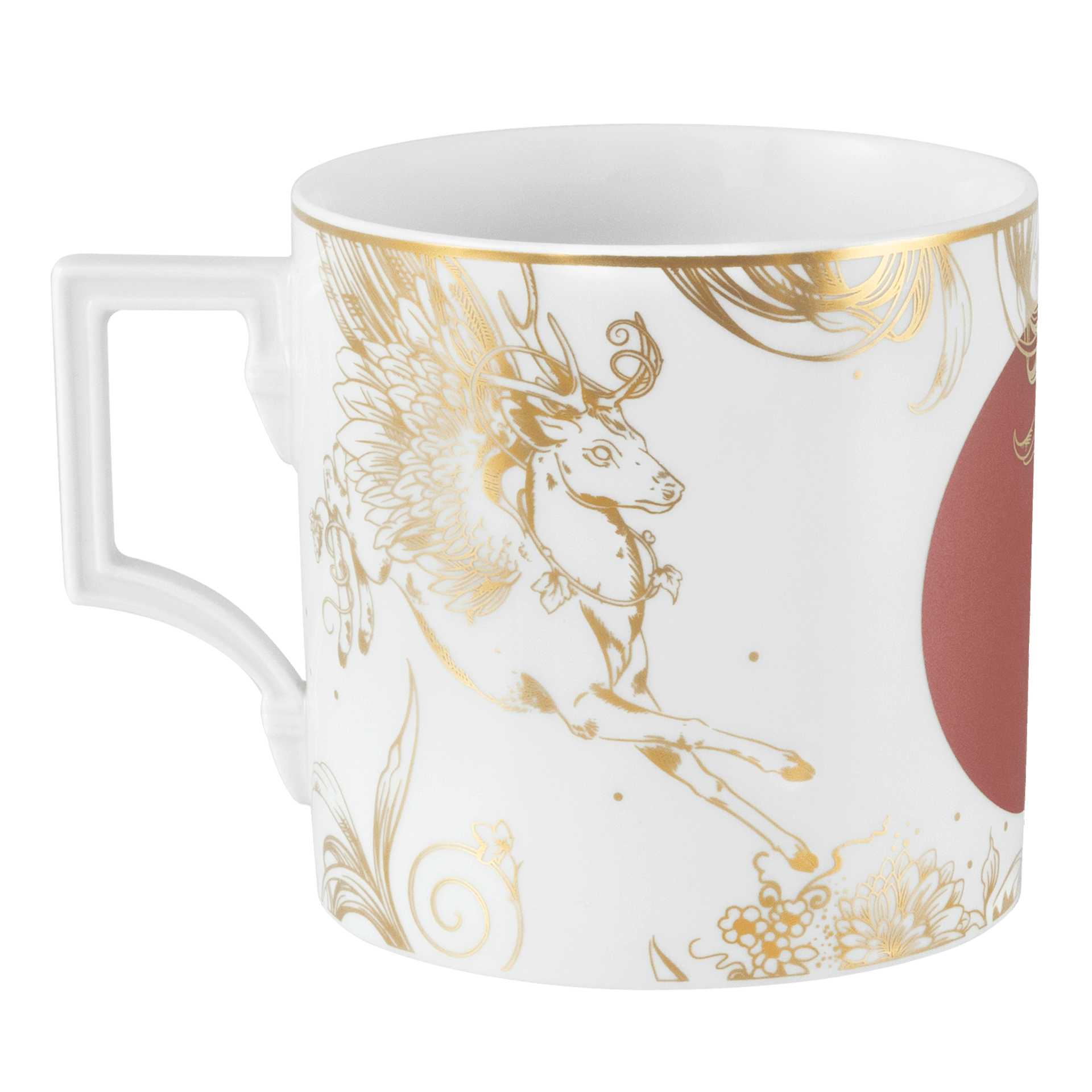 Henkelbecher, groß,"MEISSEN Christmas Peryton", V 0,5 l | Meissen Big Mug Collection 79B372 - 55326 - Meissen Weimar