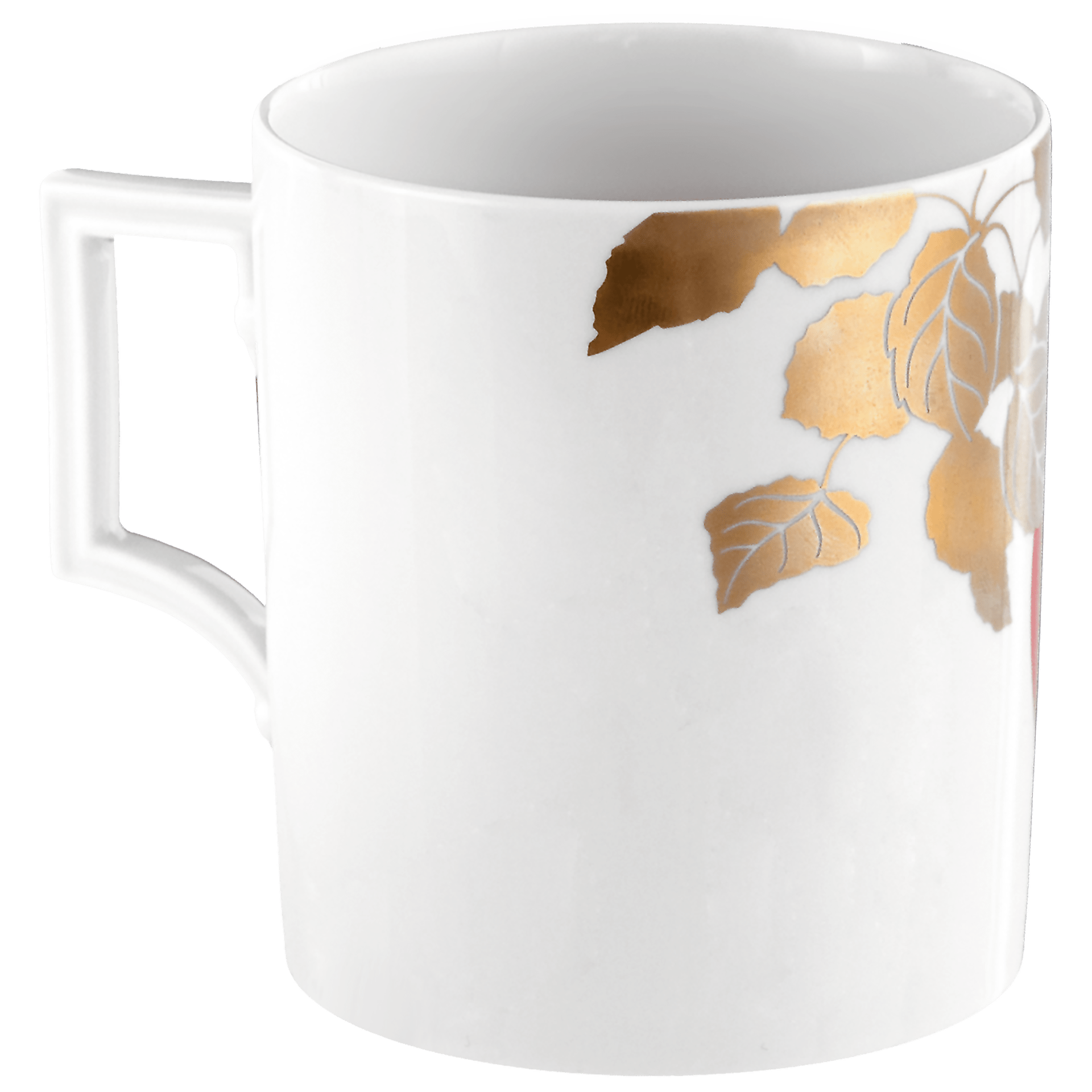 Henkelbecher, Hirsch mit goldenen Blättern, rot, V 0,25 l | The Meissen Mug Collection - Berlin 79A731 - 55810 - Meissen Weimar