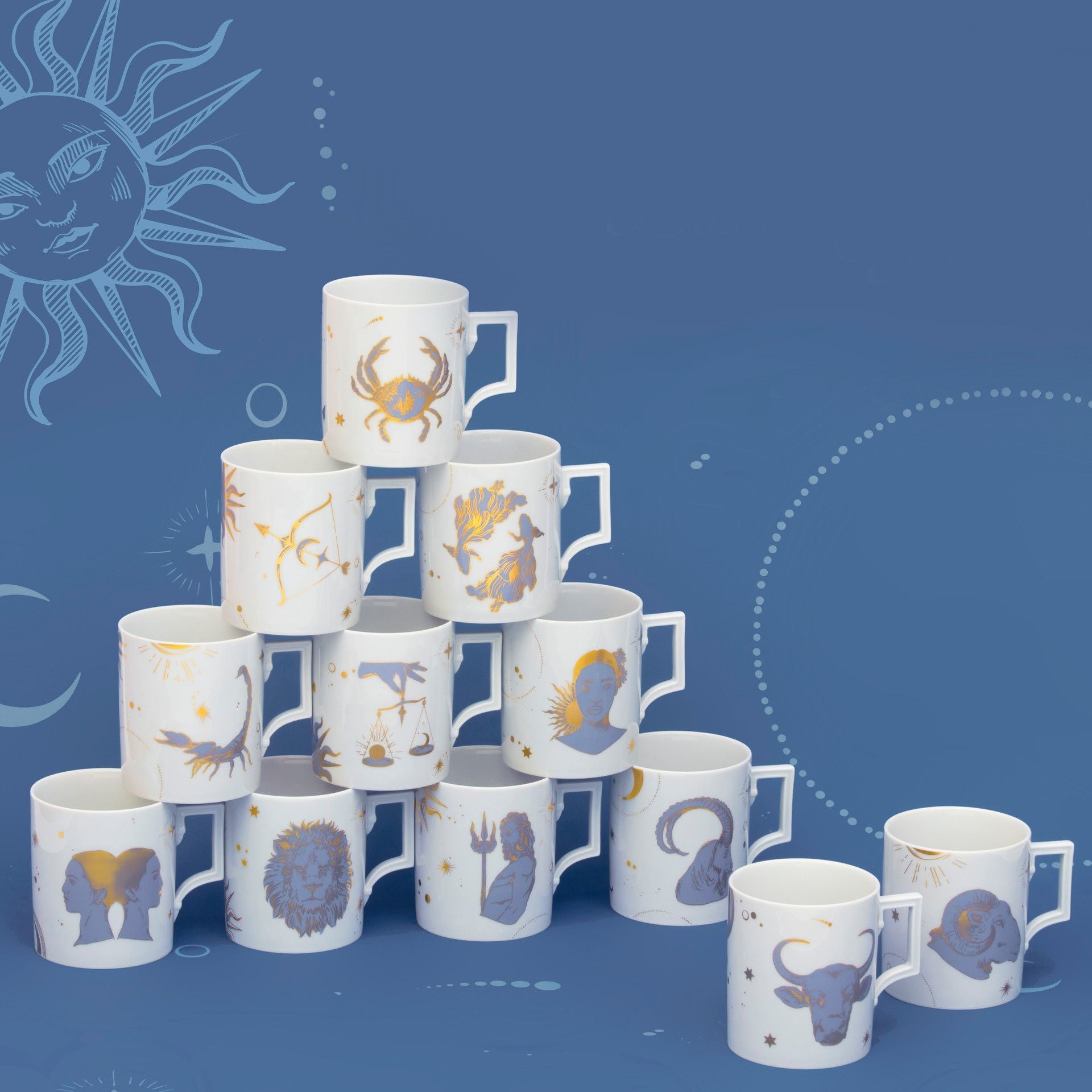 Henkelbecher, Jungfrau, 0,25 l | Meissen Zodiac Mug Collection - Berlin 79A919 - 55810 - Meissen Weimar