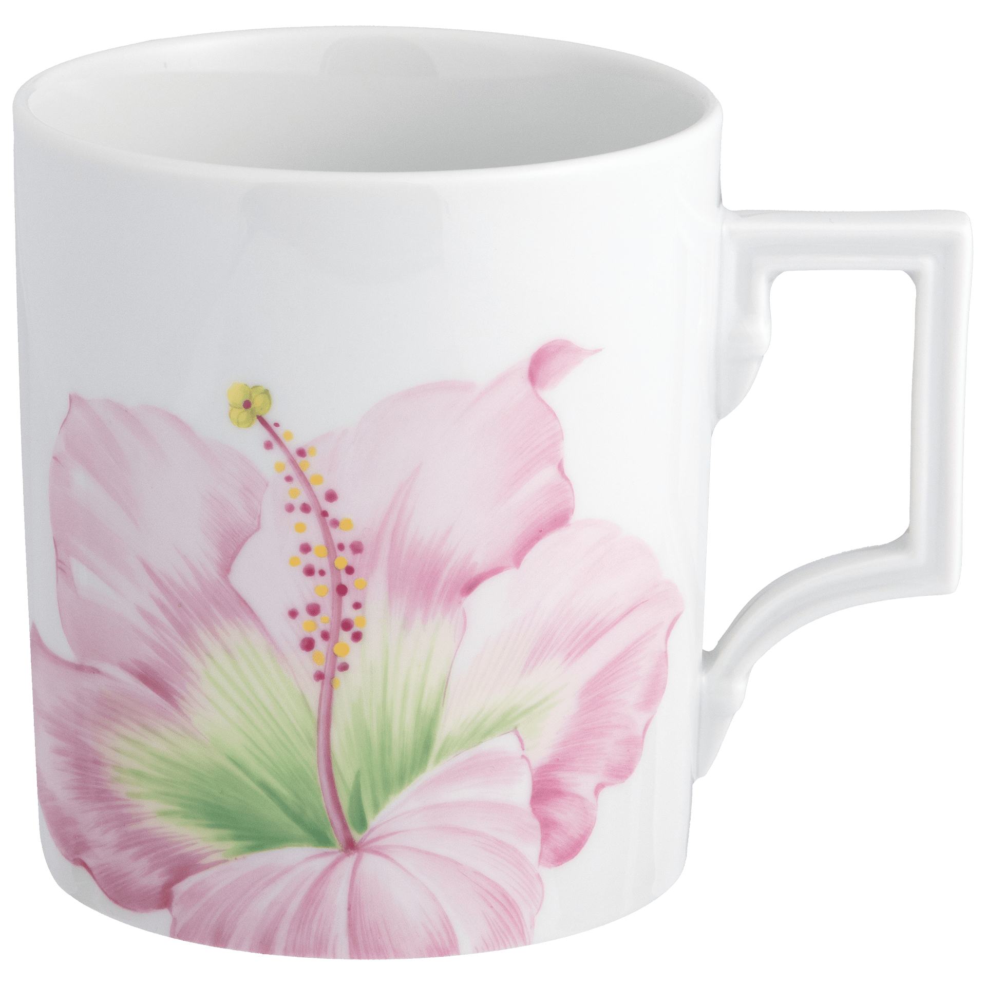 Henkelbecher, Malerei "Giant Bloom" Hibiskus, V 0,25l, | The Meissen Mug Collection - Berlin 61A163 - 55810 - Meissen Weimar
