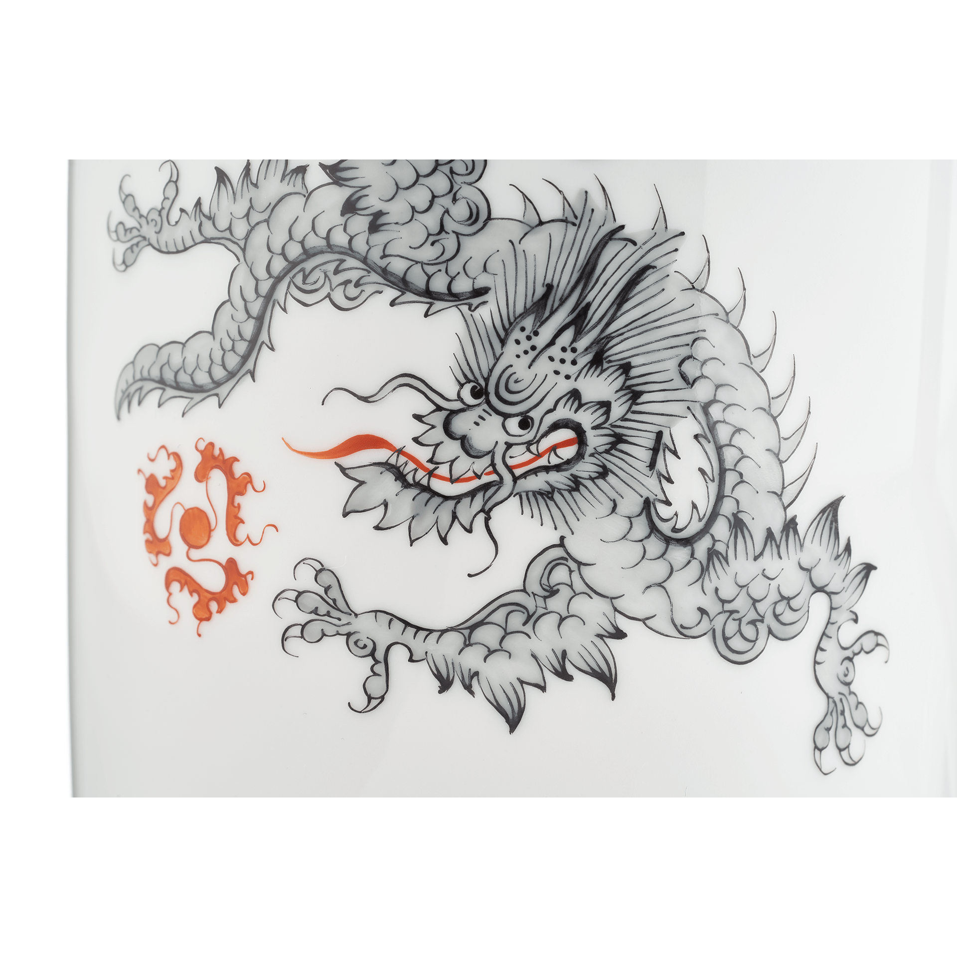 Henkelbecher, Malerei "Ming - Drache" schwarz, 0,25 l | The Meissen Mug Collection - Berlin 33A173 - 55810 - Meissen Weimar