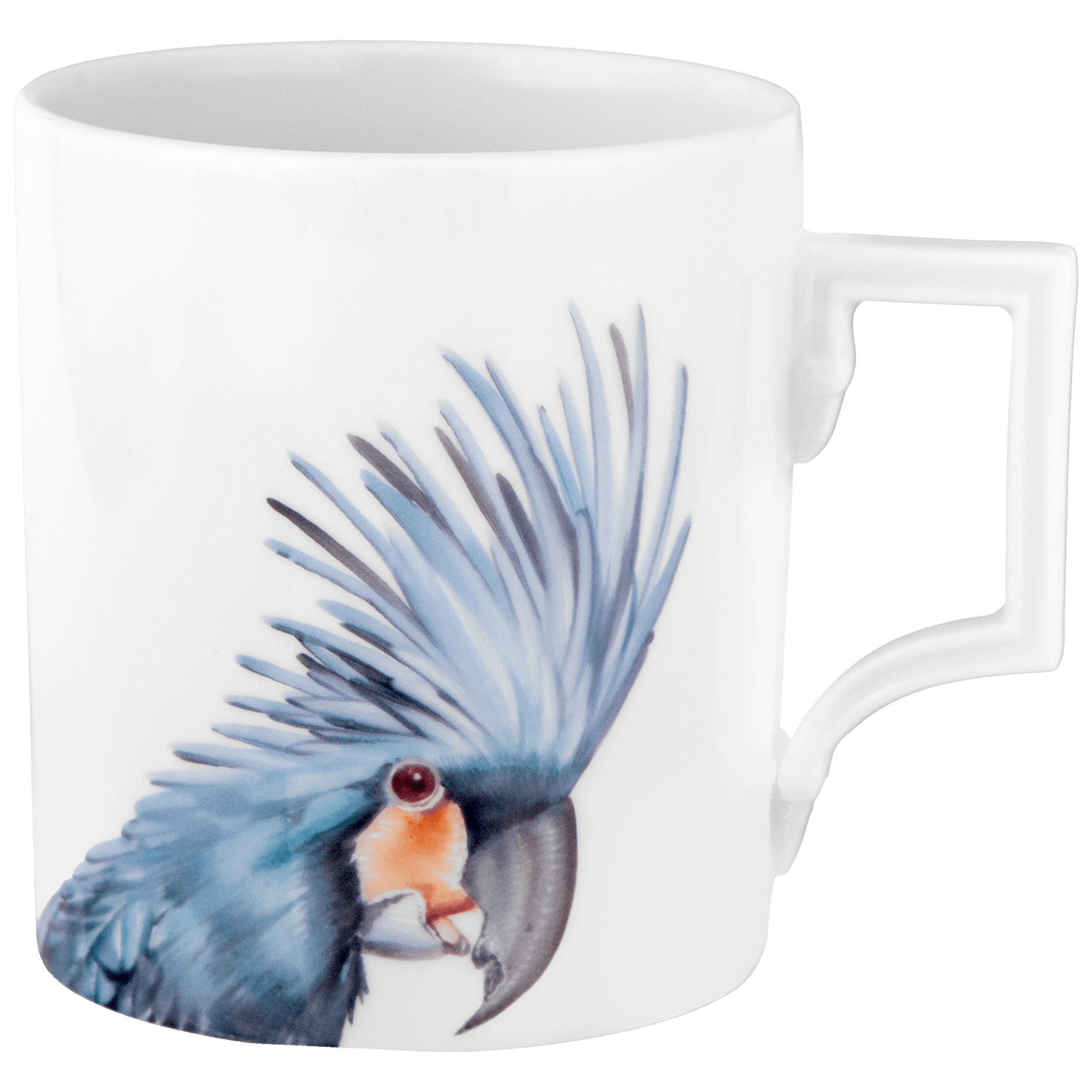 Henkelbecher, Malerei Palmkakadu "Tropic Bird" , 0,25 l | The Meissen Mug Collection - Berlin 61A120 - 55810 - Meissen Weimar