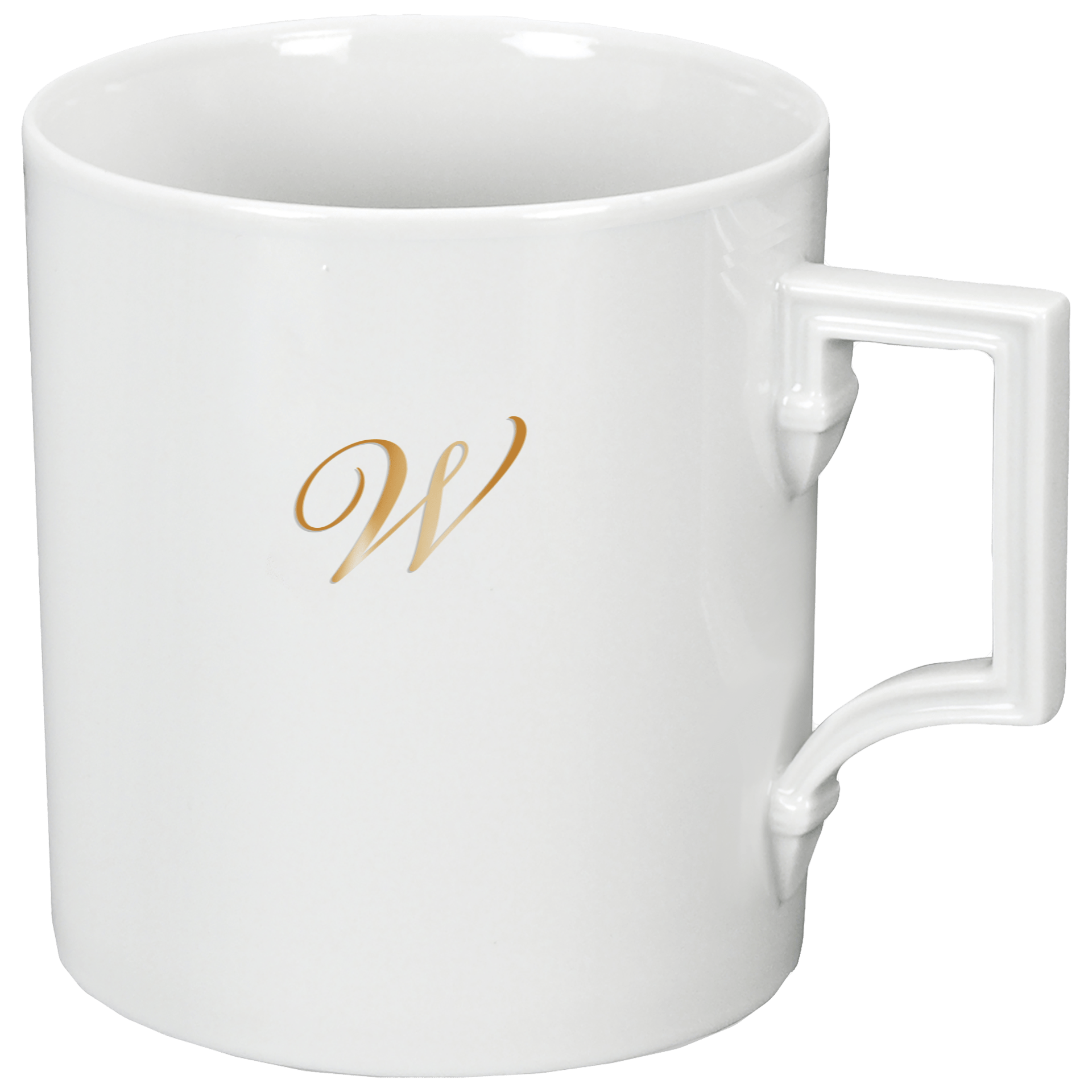 Henkelbecher, Monogramm, 1 Buchstabe, gold, V 0,25 l | Meissen Mug Berlin 97B302 - 55810 - Meissen Weimar