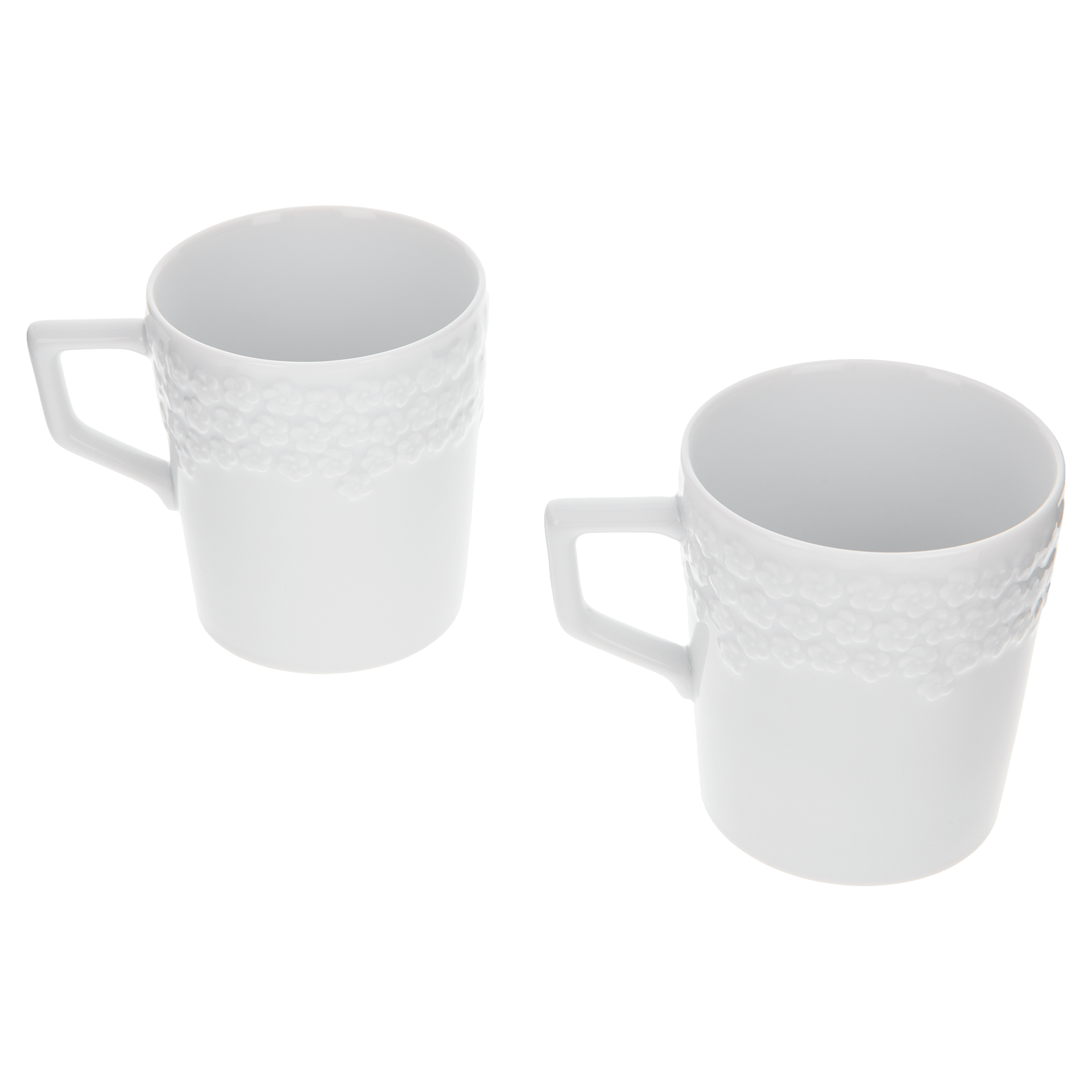 Henkelbecher - Set für Zwei, 4 - tlg, weiß | Meissen No.41 Royal Blossom 000001 - C4219 - Meissen Weimar