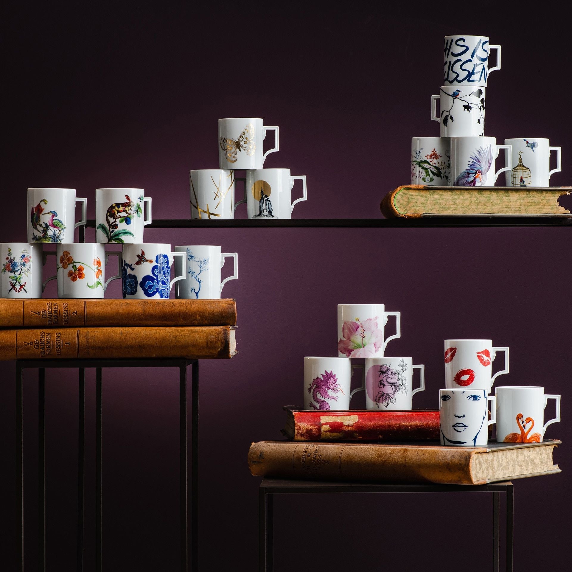 Henkelbecher, "This ist Meissen" in blau, 0,25l | The Meissen Mug Collection - Berlin 79A407 - 55810 - Meissen Weimar
