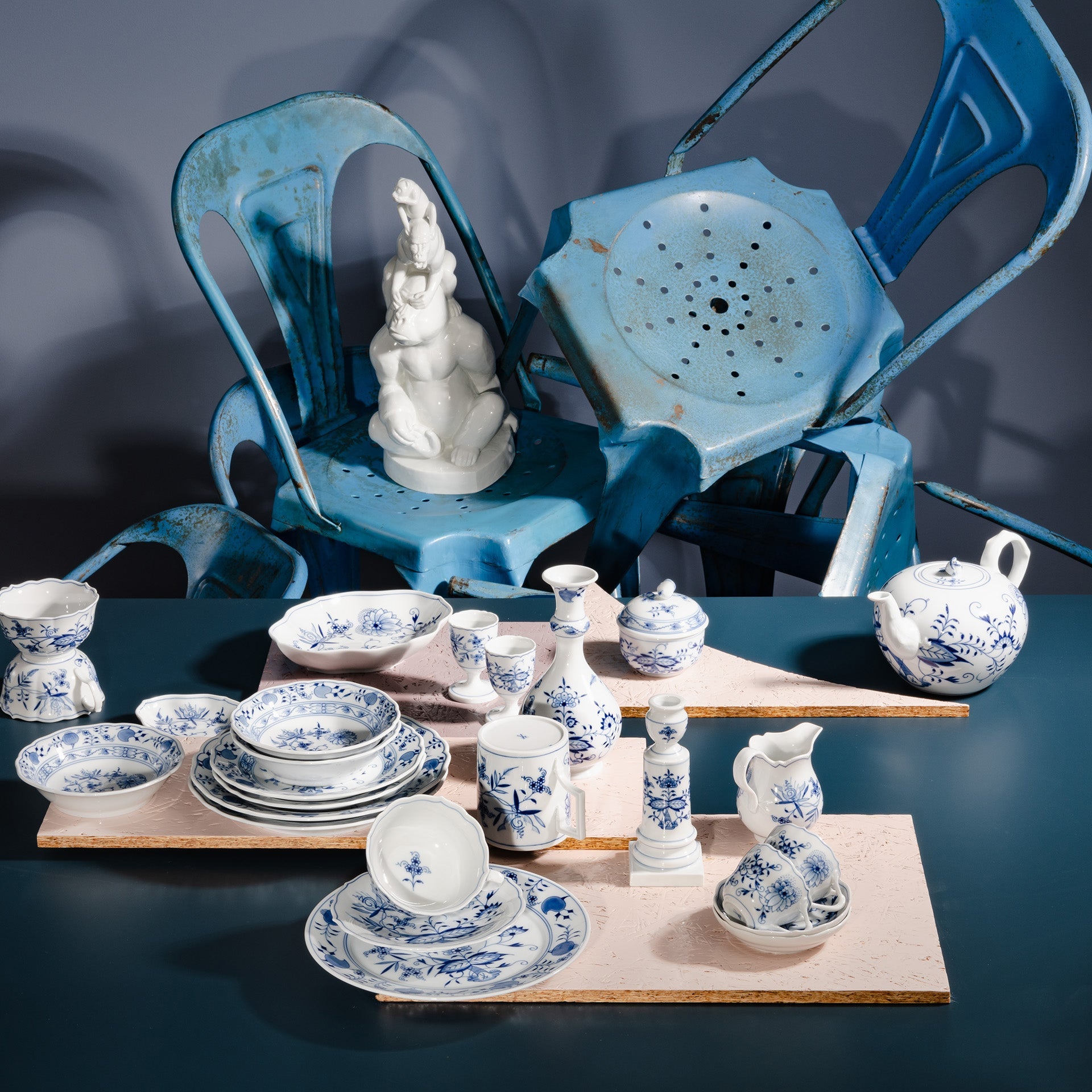 Henkelbecher Zwiebelmuster, H 9 cm, 0,25 l | Meissen No.41 Zwiebelmuster 801401 - 55810 - Meissen Weimar