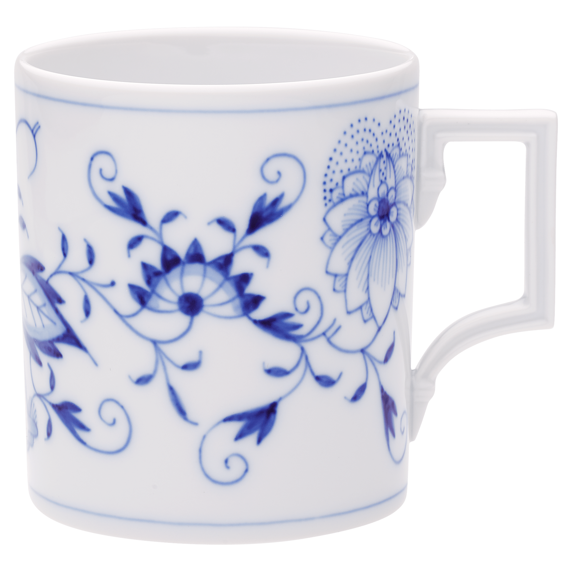 Henkelbecher, Zwiebelmuster, kobaltblau, 0,25 l | Meissen Mug Berlin 800101 - 55810 - Meissen Weimar