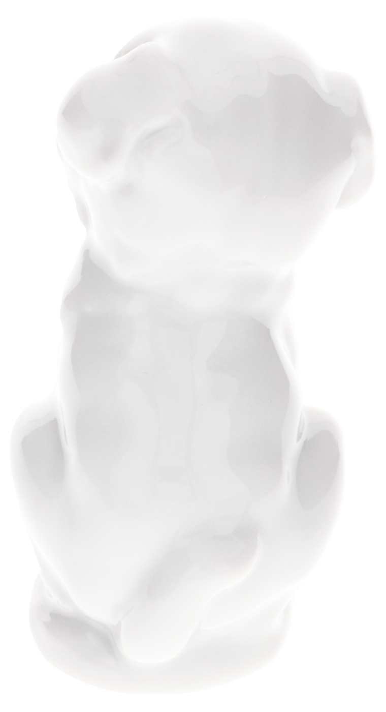 Hund, Bunt staffiert, leicht, H 5,5 cm | Meissen Figuren - Edition Tierkinder 900600 - 78003 - Meissen Weimar