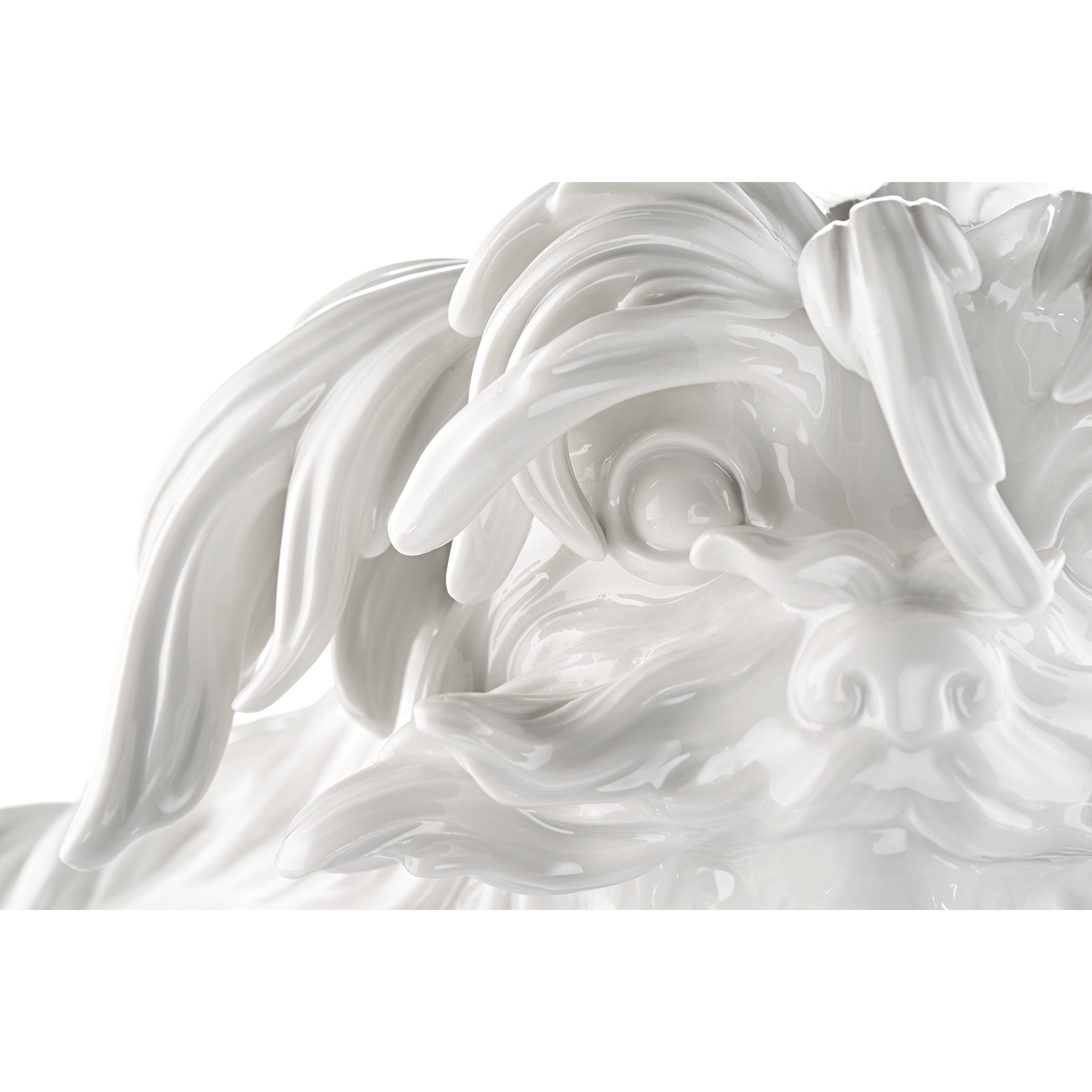 Hund - Figur Bologneser, Weiß, H 20 cm | Meissen Figuren Individuell 000001-78685 - Meissen Weimar