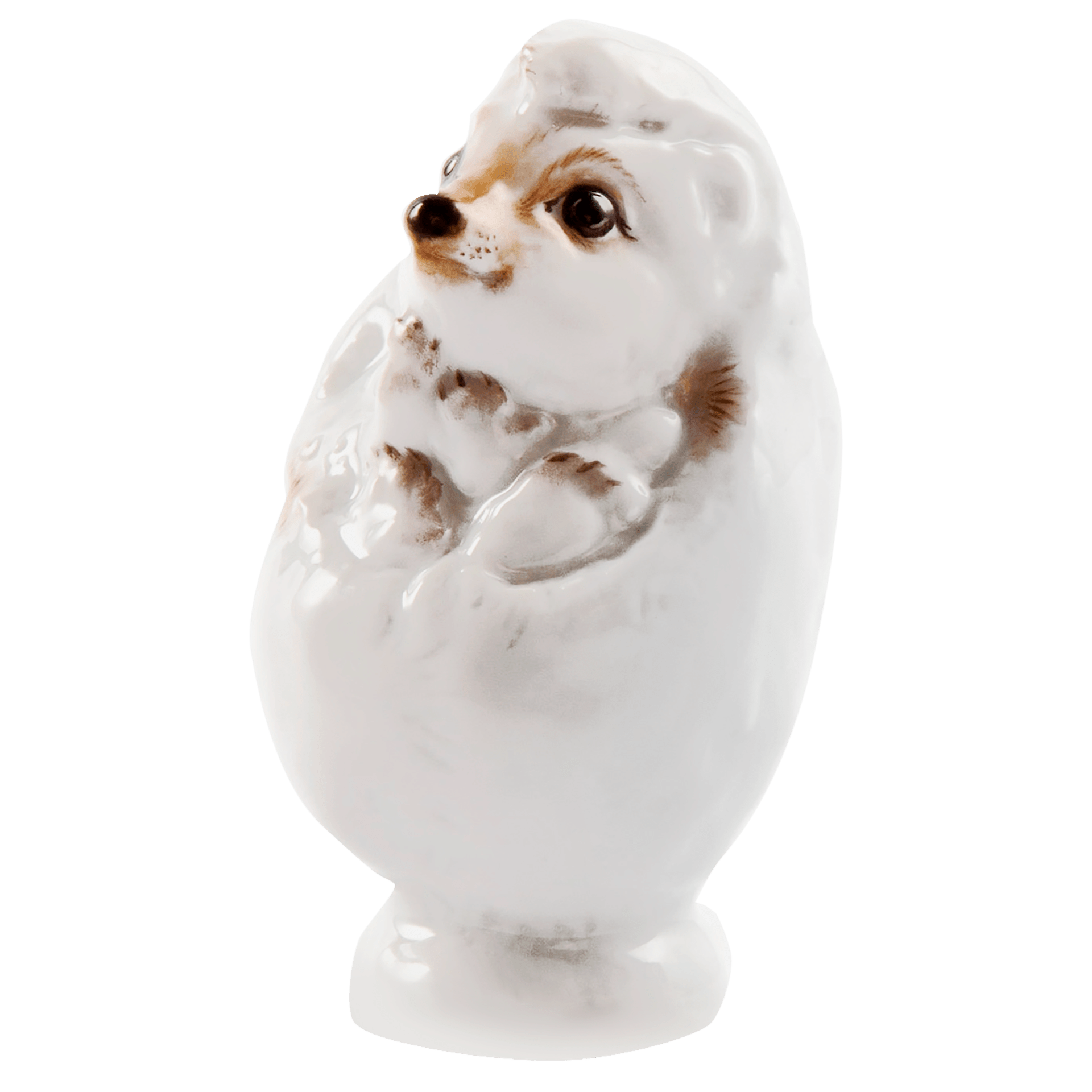 Igel, Bunt staffiert, leicht, H 5,5 cm | Meissen Figuren - Edition Tierkinder 900600 - 78001 - Meissen Weimar