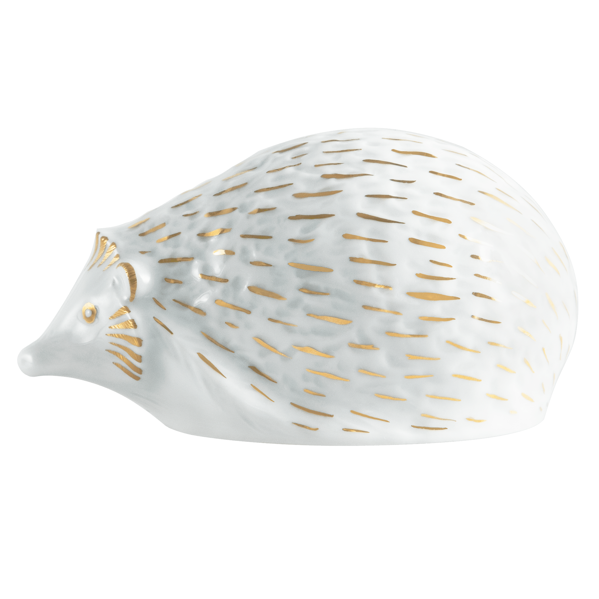 Igel, Gold staffiert, 8 cm | Meissen Einzelplastik 900200 - 78917 - Meissen Weimar