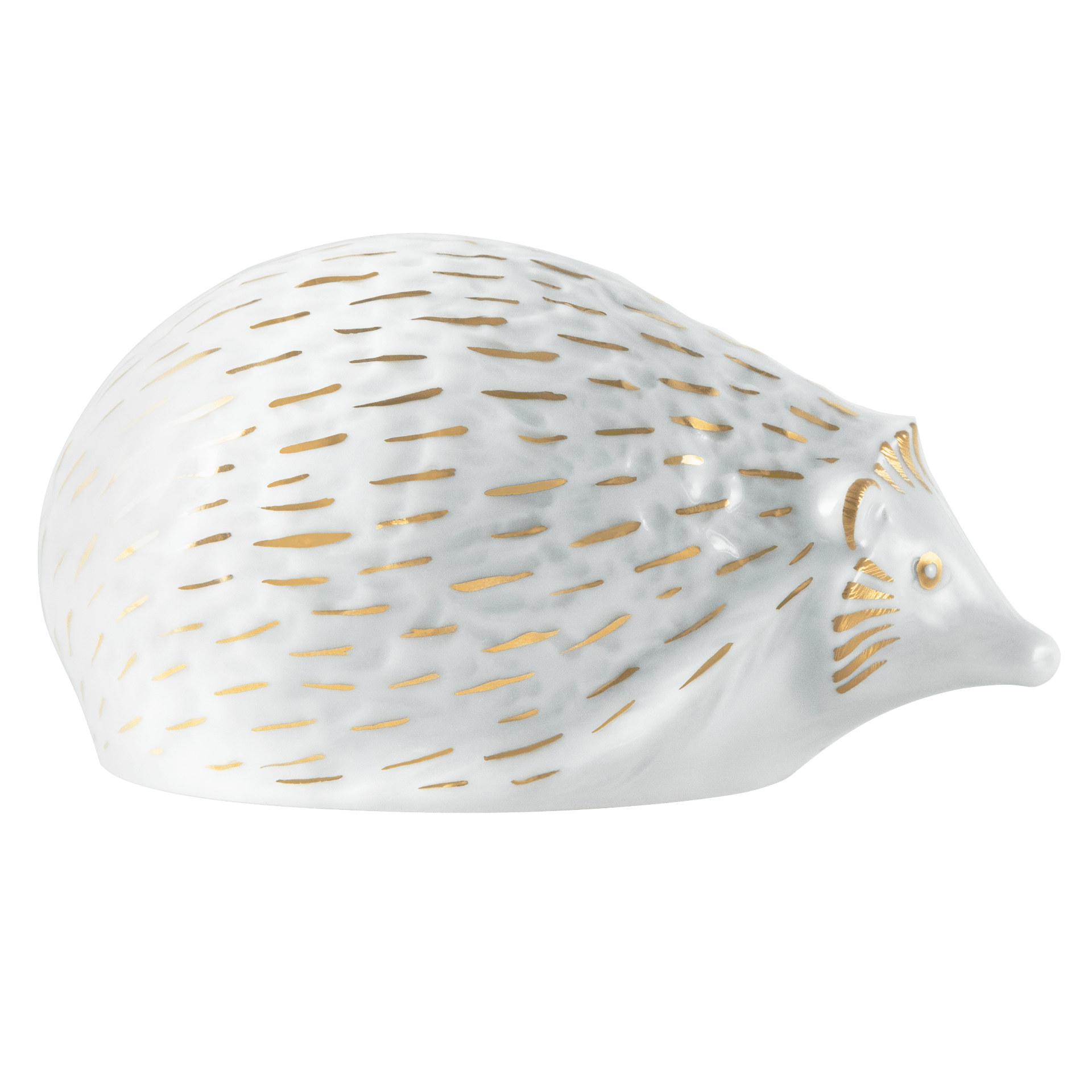 Igel, Gold staffiert, 8 cm | Meissen Einzelplastik 900200 - 78917 - Meissen Weimar