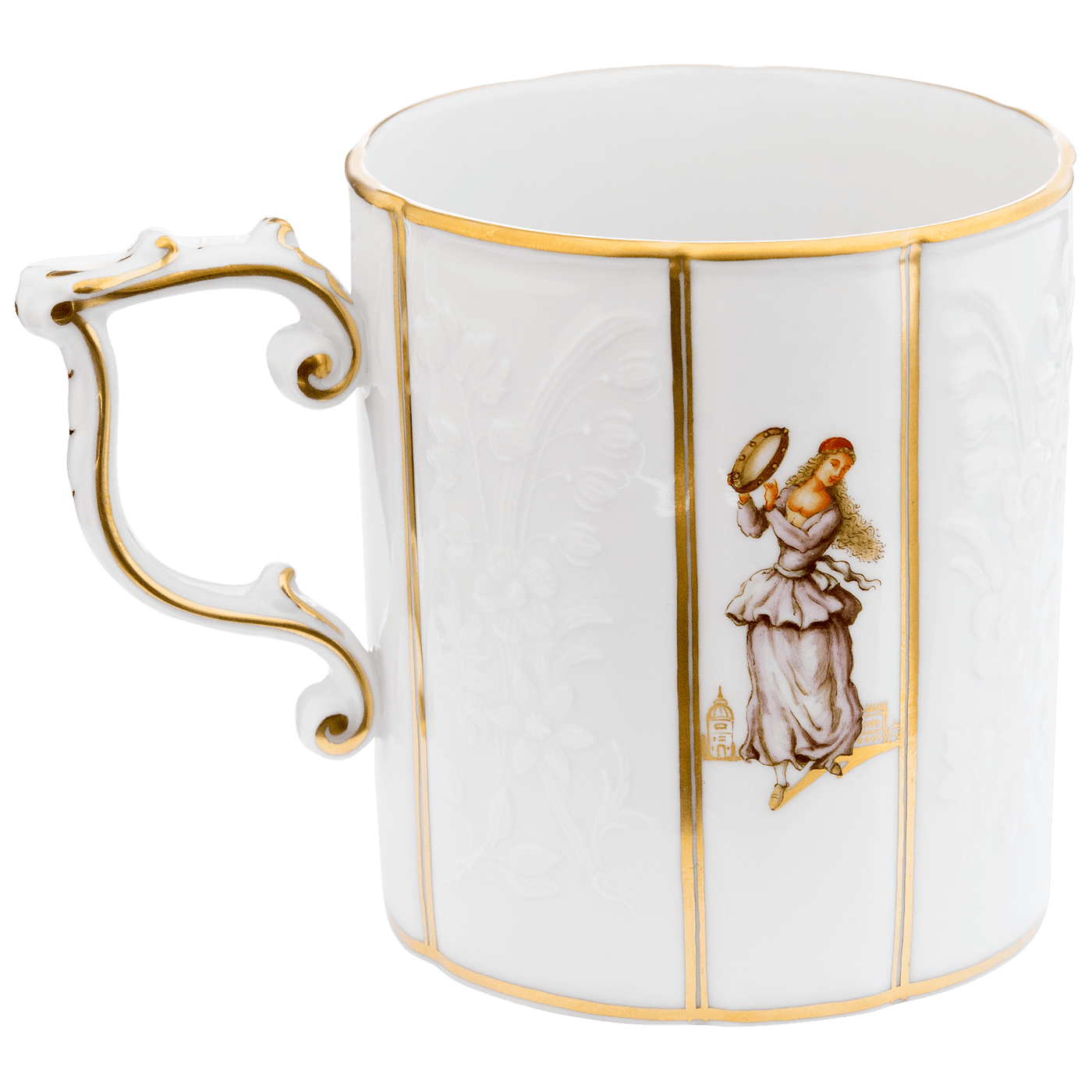 Kaffeebecher limitiert Porzellan H 9 cm | Meissen Limitierte Meisterwerke 29a274 - 55310 - Meissen Weimar