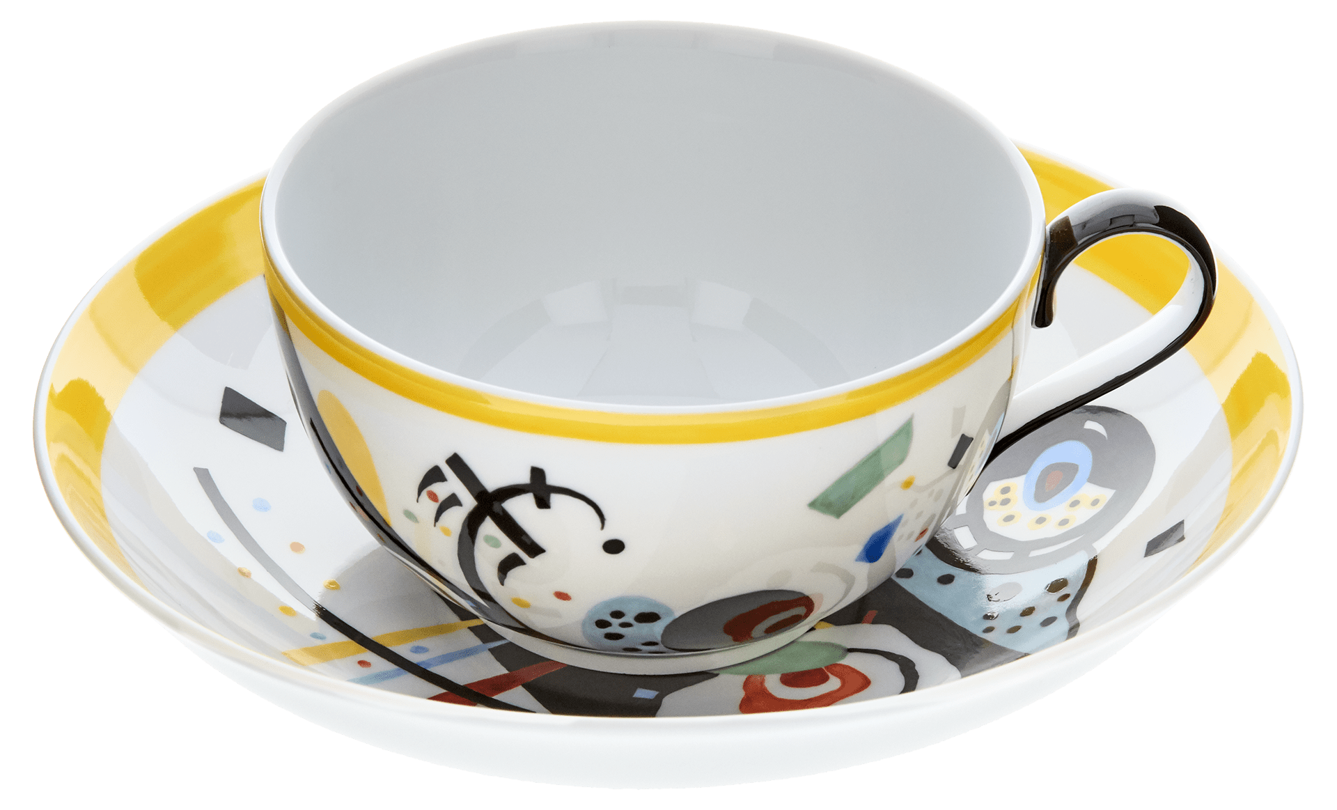Kaffeetasse, "Abstrakte Formelemente" Motiv 1, 0,25 l | Meissen X Wassily Kandinsky 71A166 - 55834 - Meissen Weimar