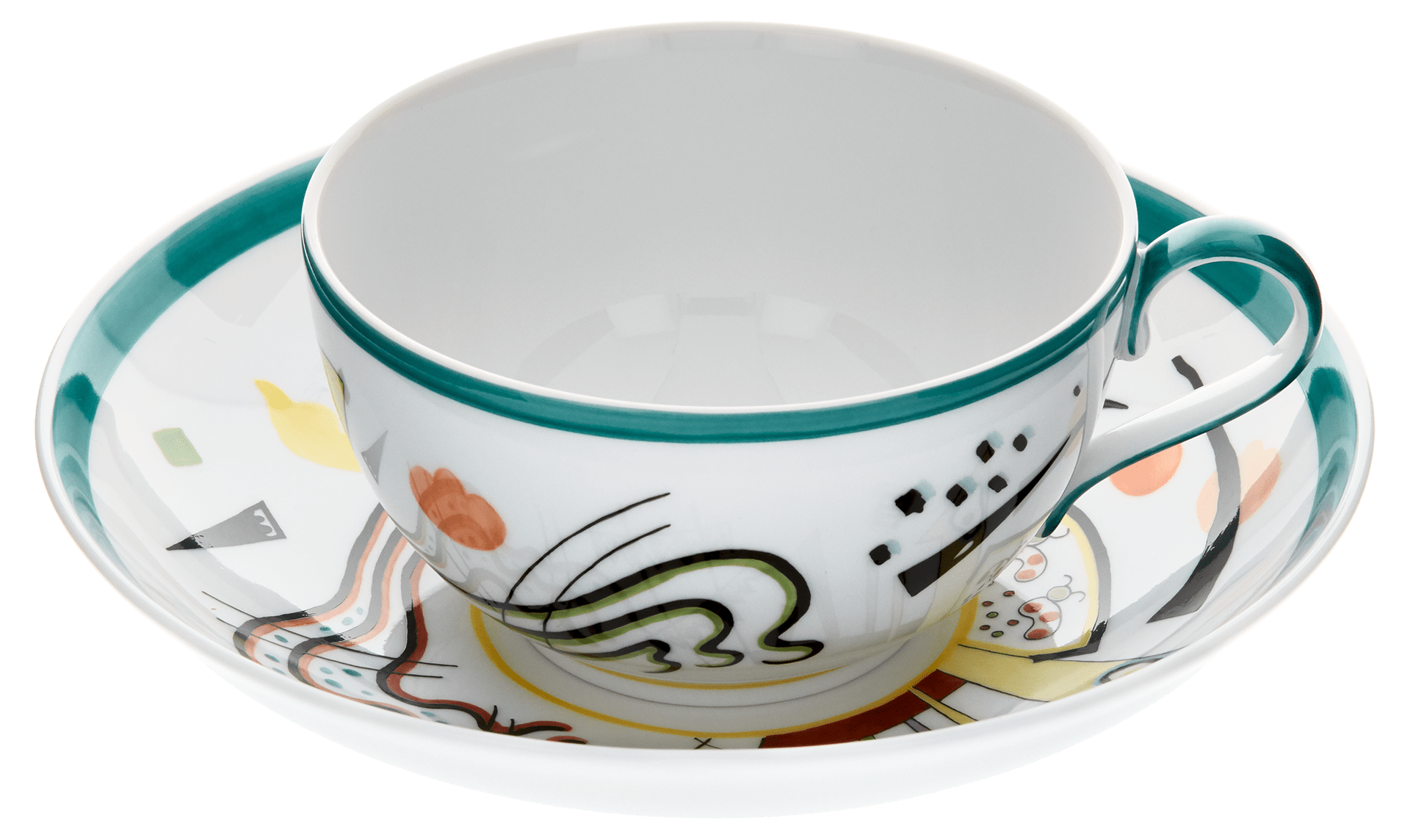Kaffeetasse, "Abstrakte Formelemente", Motiv 2, 0,25 l | Meissen X Wassily Kandinsky 71A167 - 55834 - Meissen Weimar