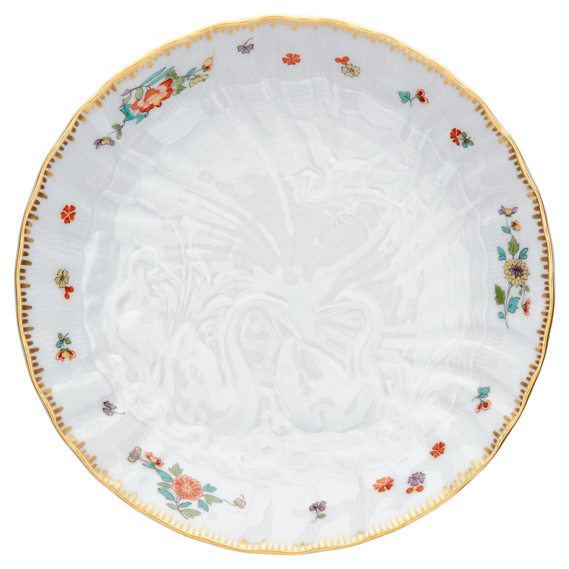 Kaffeetasse, Indische Blumenzweige, gestreute Blümchen, Goldkante, Goldrand, 0,14 l | Meissen Schwanendessin 397152 - 05584 - Meissen Weimar