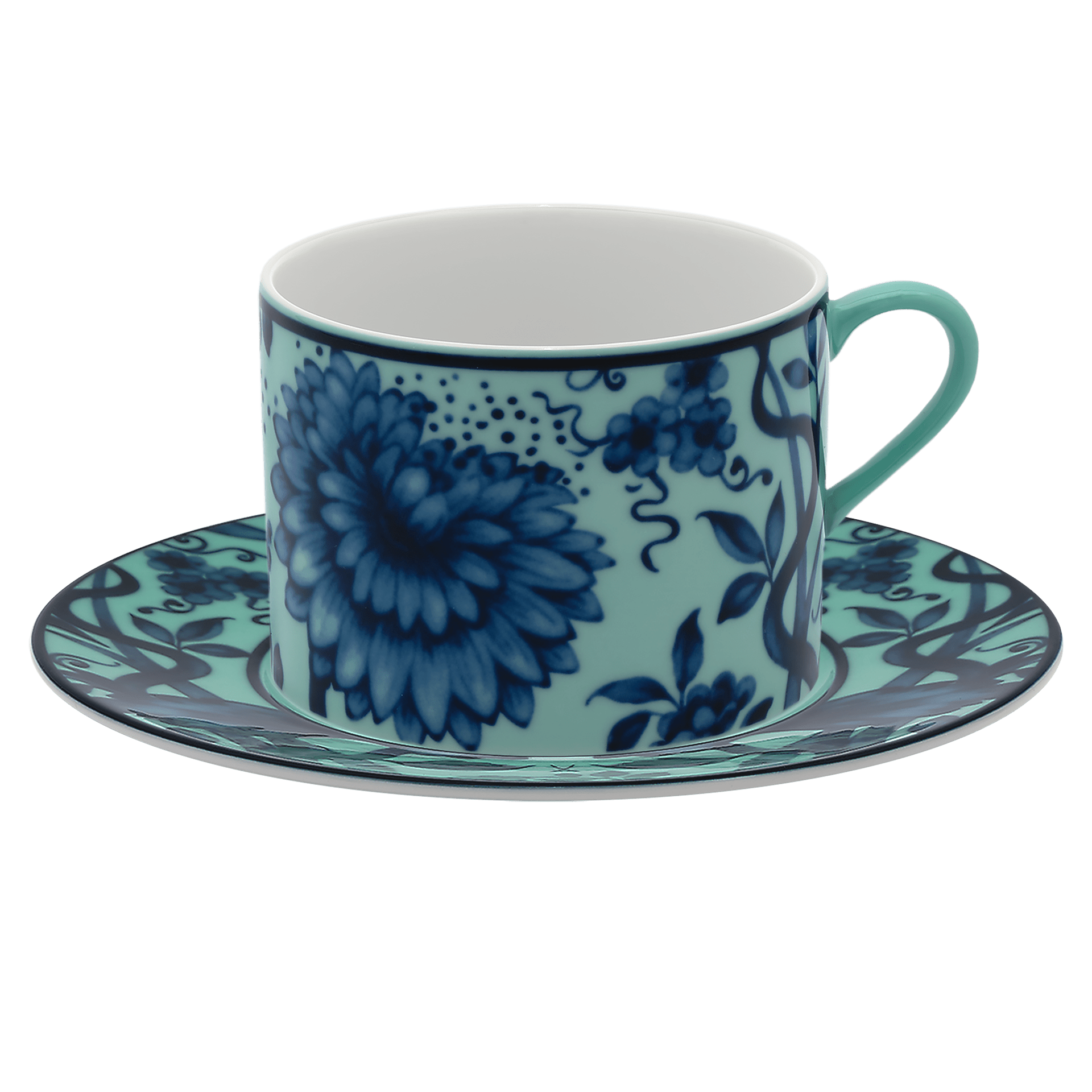 Kaffeetasse mit Untertasse Seladongrün, H 7.5 cm | Meissen No.41 Casa 79b530-36582 - Meissen Weimar