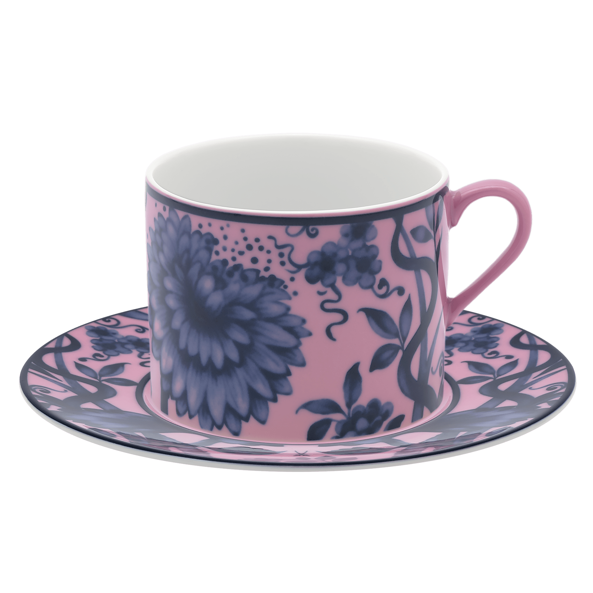 Kaffeetasse, rosa, H 7,5 cm | Meissen No. 41 Noble Blue 79b570-36582 - Meissen Weimar