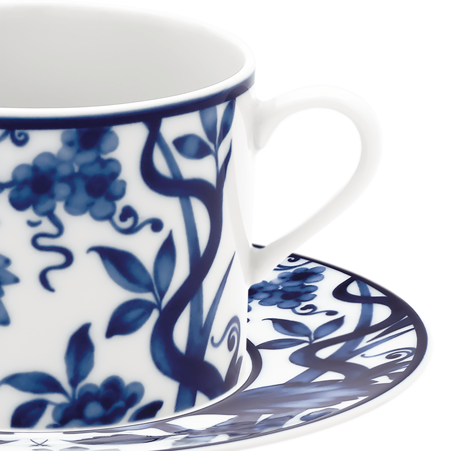 Kaffeetasse Weiß Ø 14,5 cm | Meissen No. 41 Noble Blue 79b500-36582 - Meissen Weimar