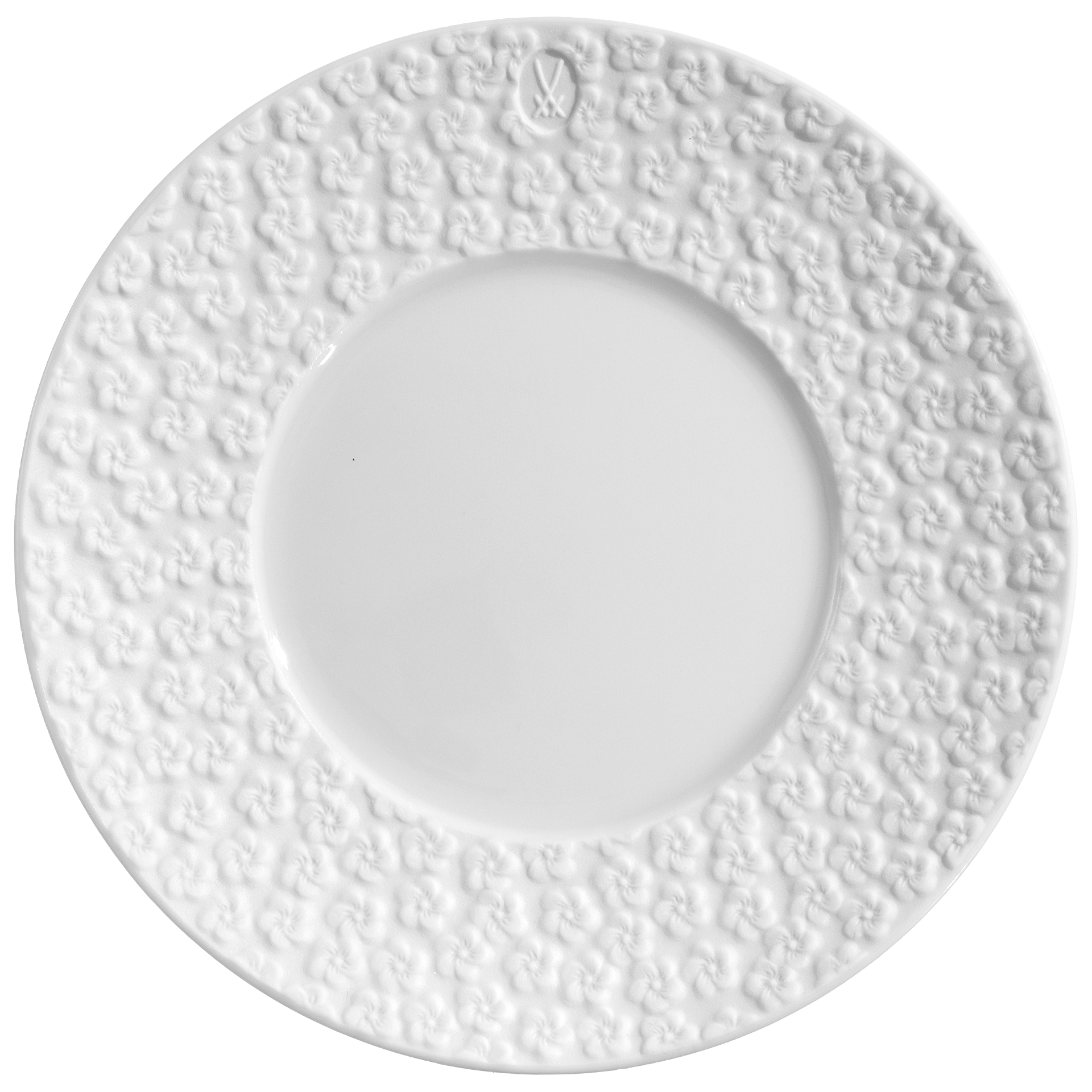 Kaffee/Tee/Cappuccinountertasse, Weiß, Form "No 41", Ø 14,5 cm | Meissen No.41 Royal Blossom Bisquit 860101 - 42562 - Meissen Weimar
