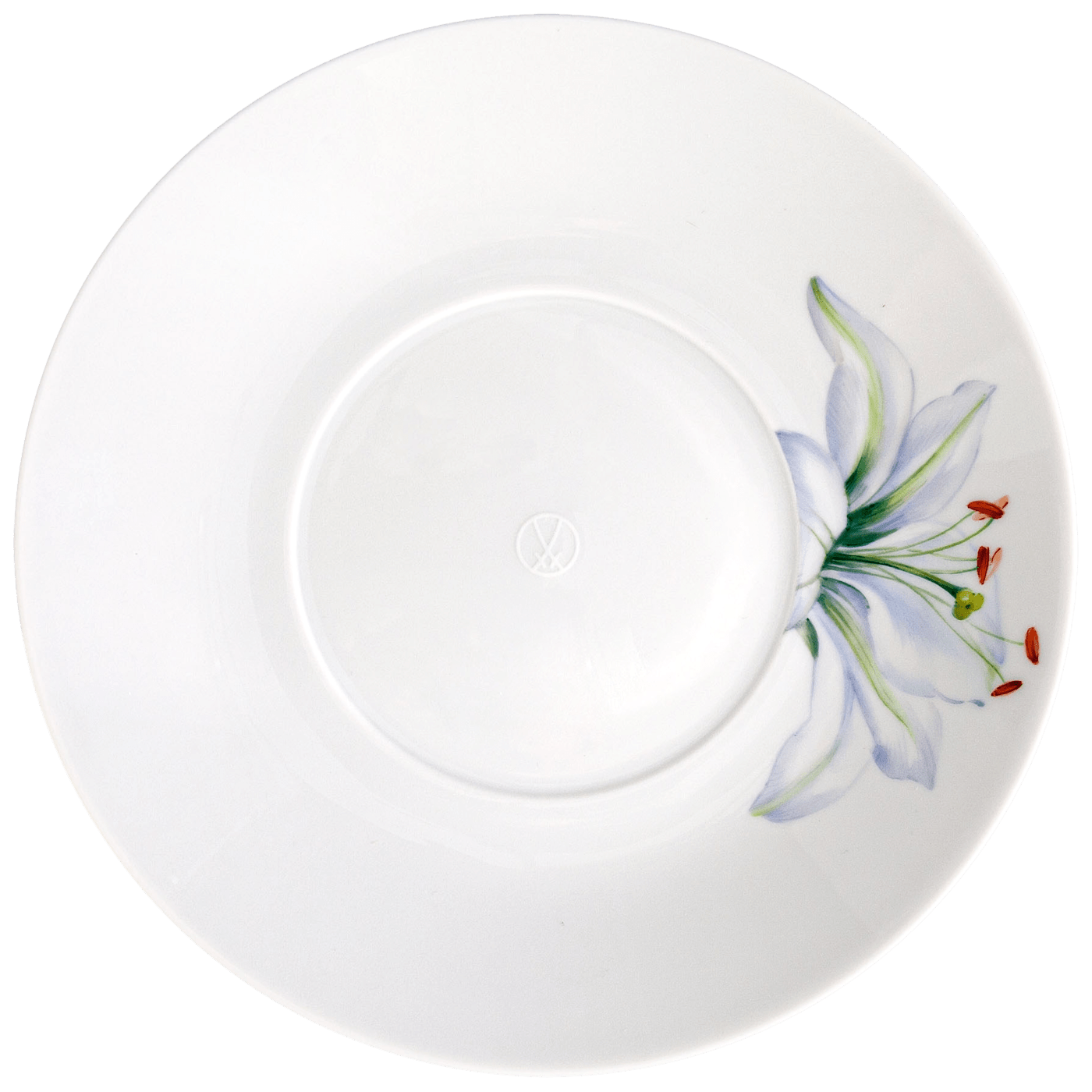 Kaffeeuntertasse, 'Giant Bloom', Trichterlilie, Ø 16,5 cm | Meissen Cosmopolitan 61A161 - 37562 - Meissen Weimar