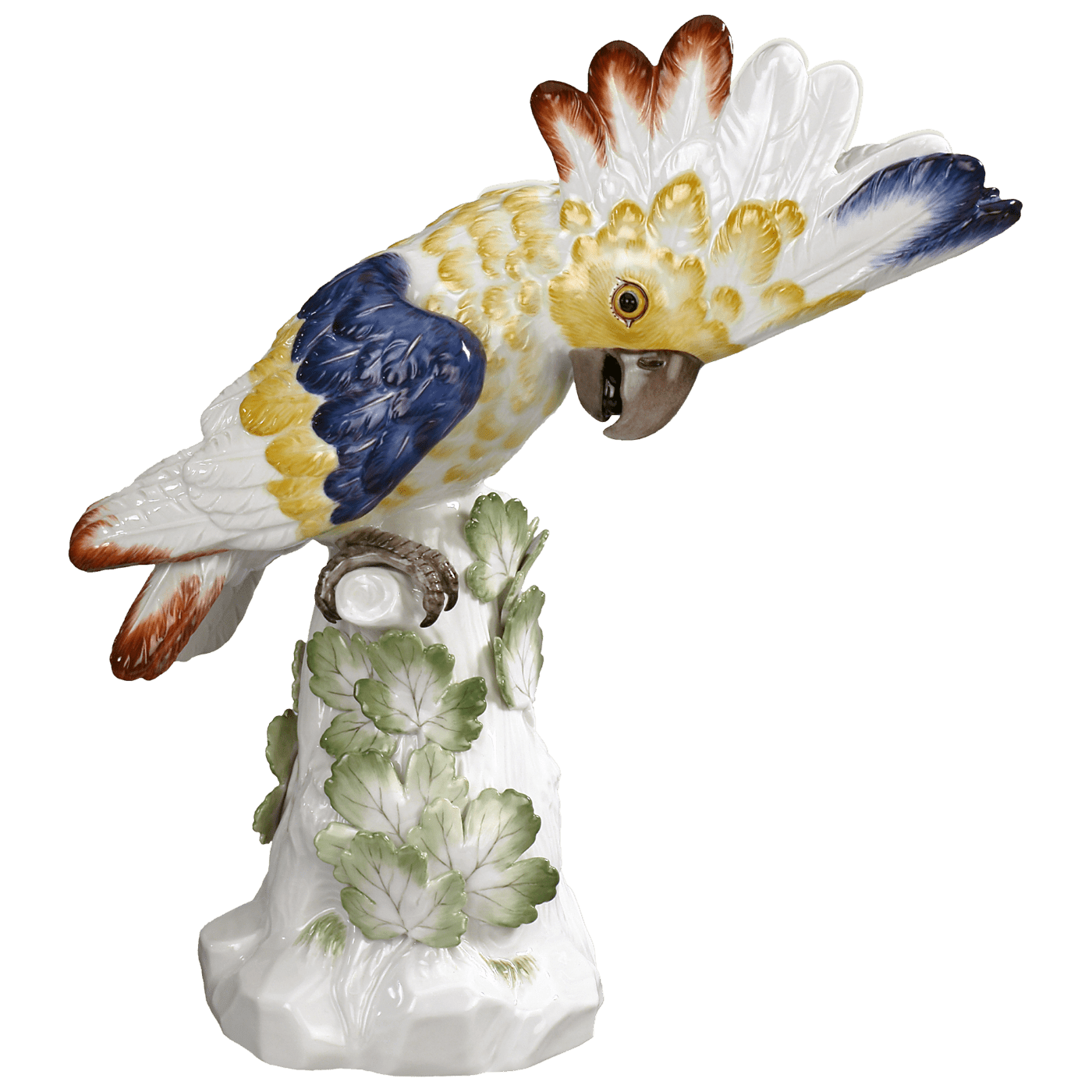 Kakadu, H 24,5 cm | Meissen Vogel 900184 - 77074 - Meissen Weimar