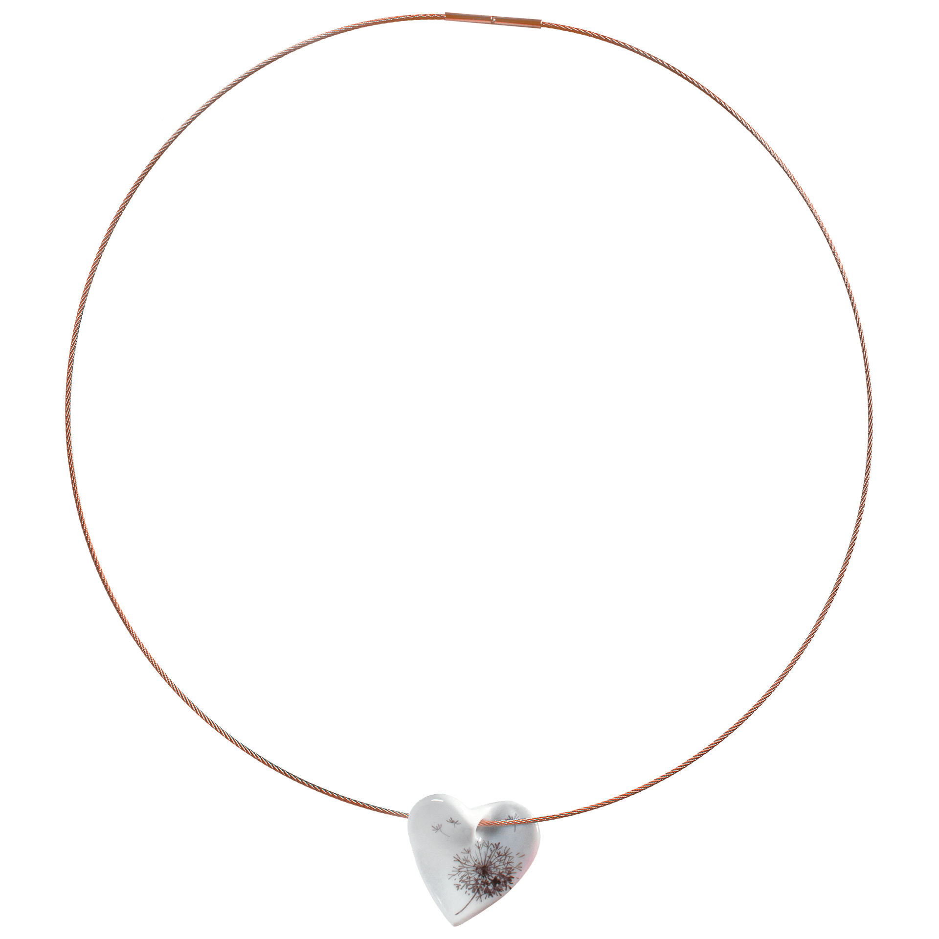 Kette Halsreif Edelstahl rosévergoldet, 45 cm | Meissen Schmuck Individuell mpj97hr9145 - Meissen Weimar
