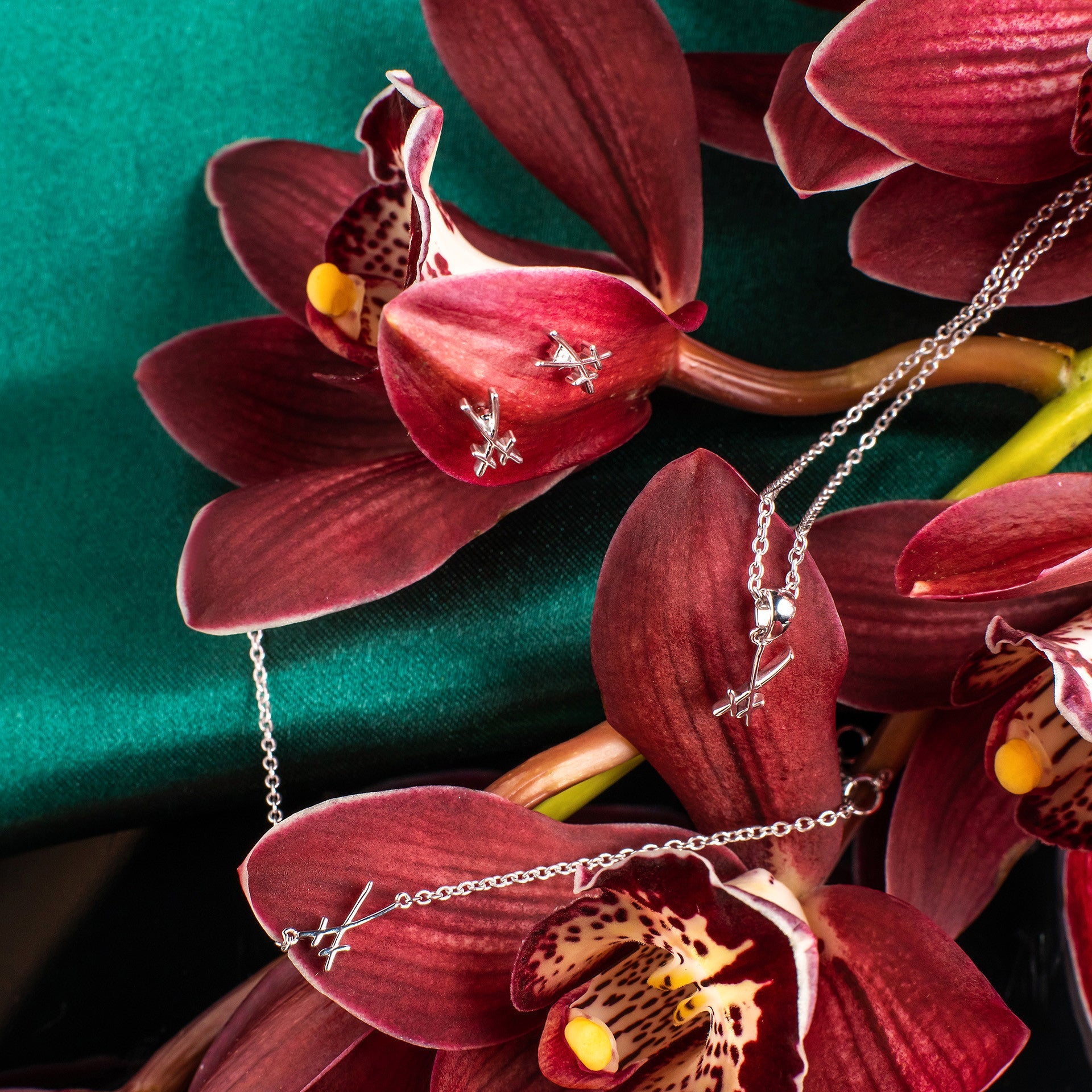 Kette mit Anhänger Swords Basic, 925 Sterlingsilber, Länge 45 cm | Meissen Swords Collection mpj20sws0991c45 - Meissen Weimar