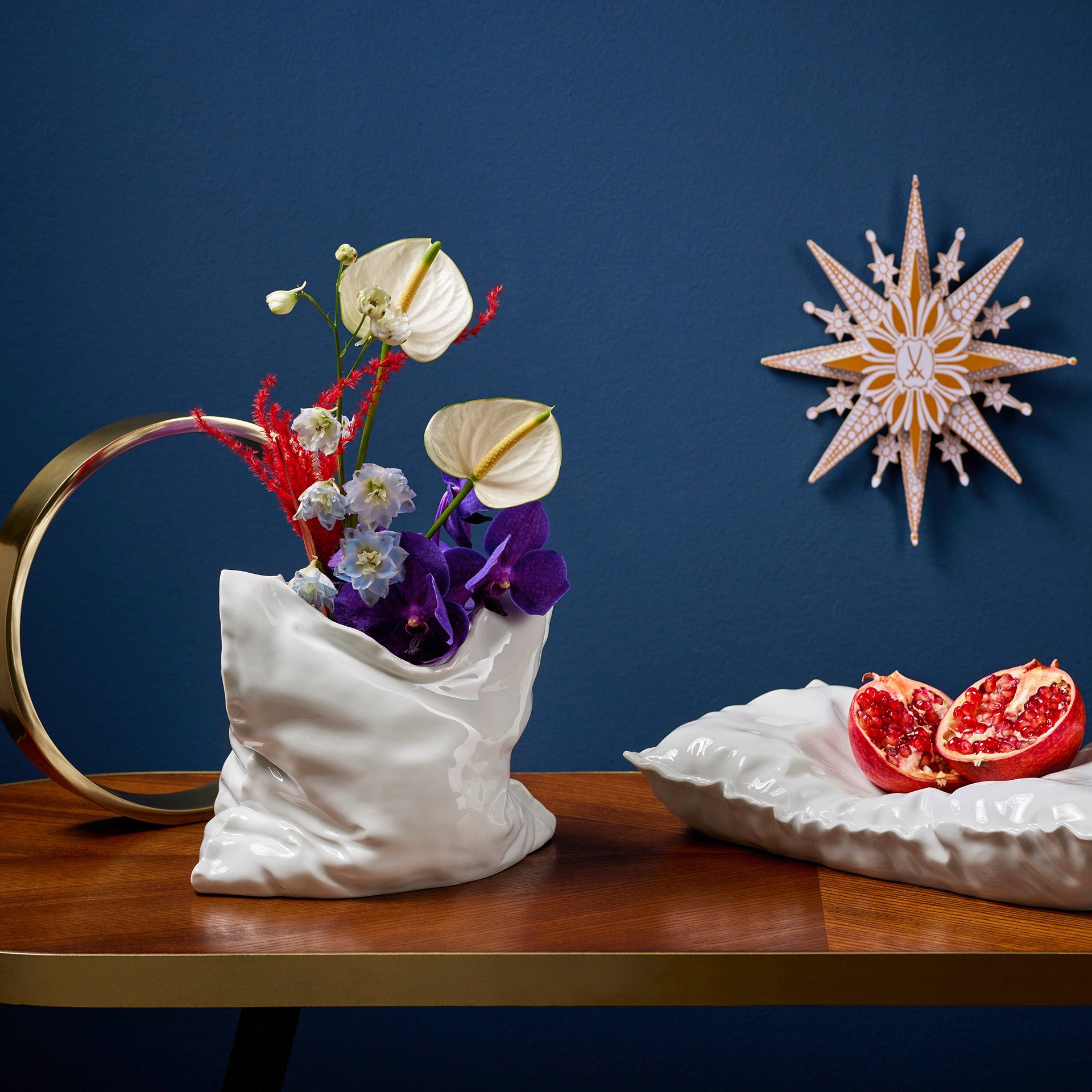 Kissenschale Weiß L 36 cm | Meissen Schalen Kollektion 000001 - 54623 - Meissen Weimar
