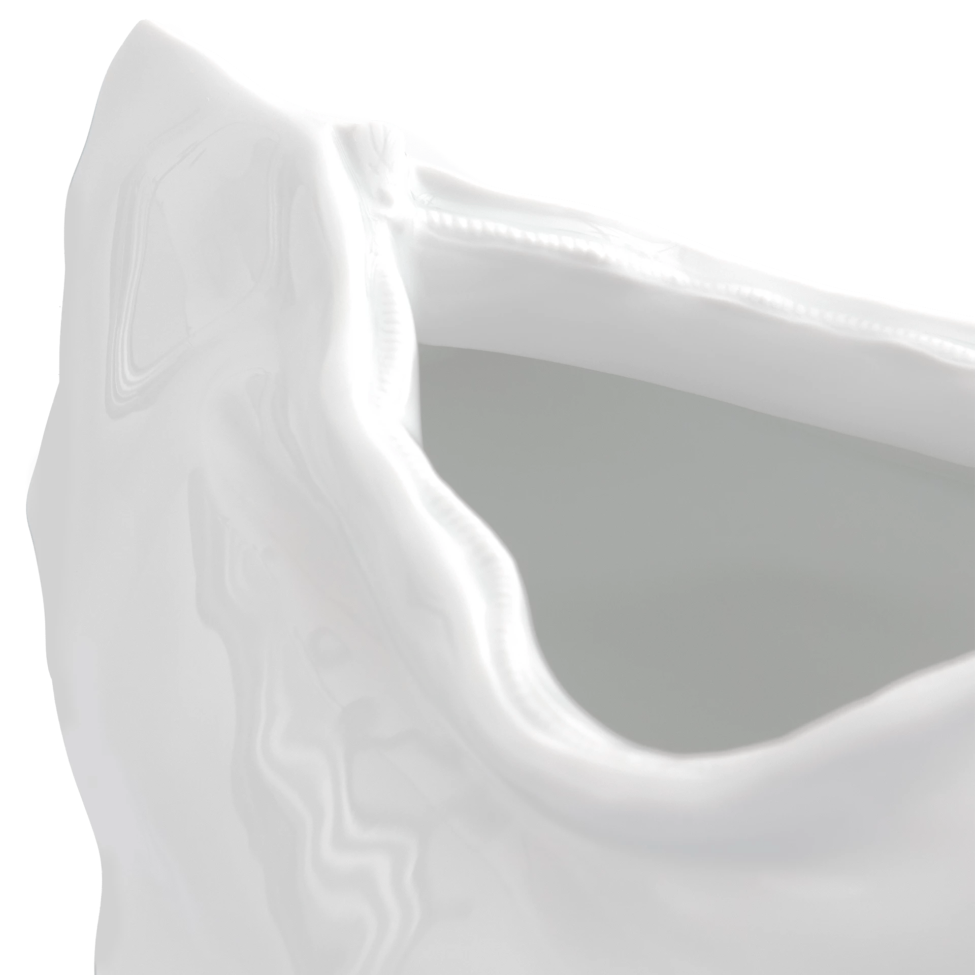 Kissenvase, Weiß, H 18,5 cm | Meissen Vasen - Kollektion 000001 - 50593 - Meissen Weimar