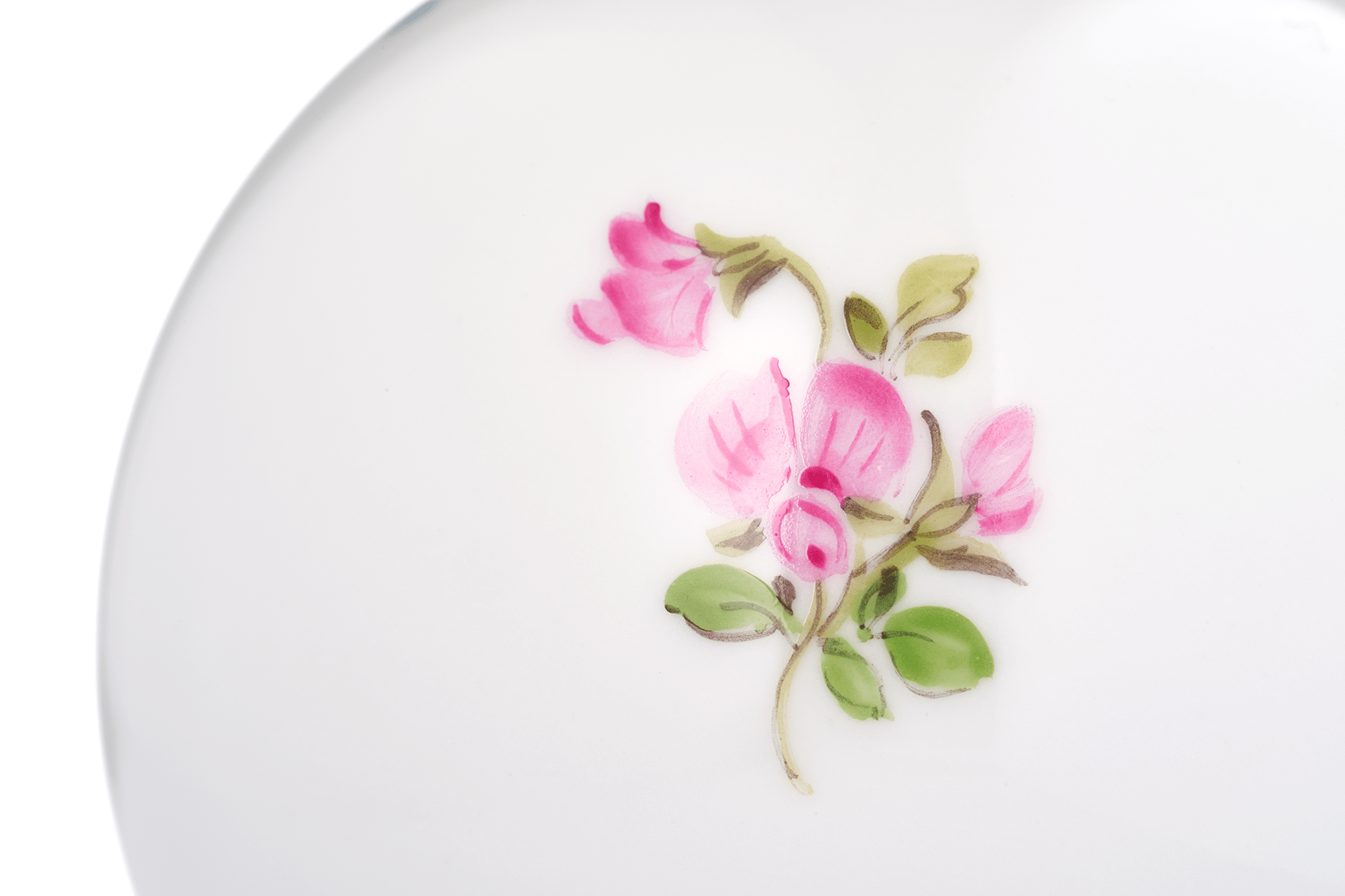 Kugel, Gestreute Blümchen, bunt, weißer Rand, Ø 5 cm | Meissen Zweigschmuck Kugel Kollektion 010101 - 55M09 - Meissen Weimar