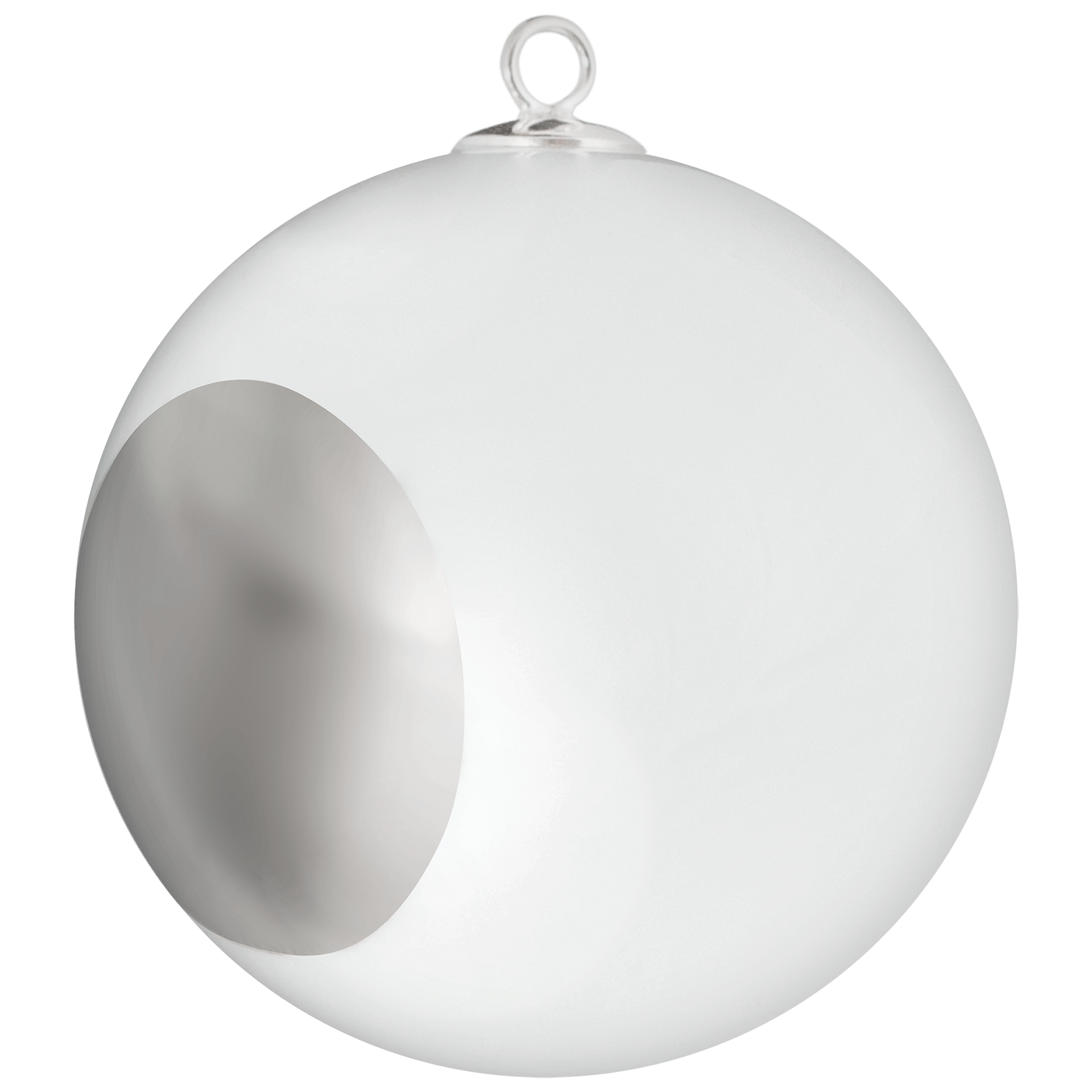 Kugel, Platinpunkt, Ø 5 cm | Meissen Zweigschmuck Kugel Kollektion 99A534 - 55M63 - Meissen Weimar